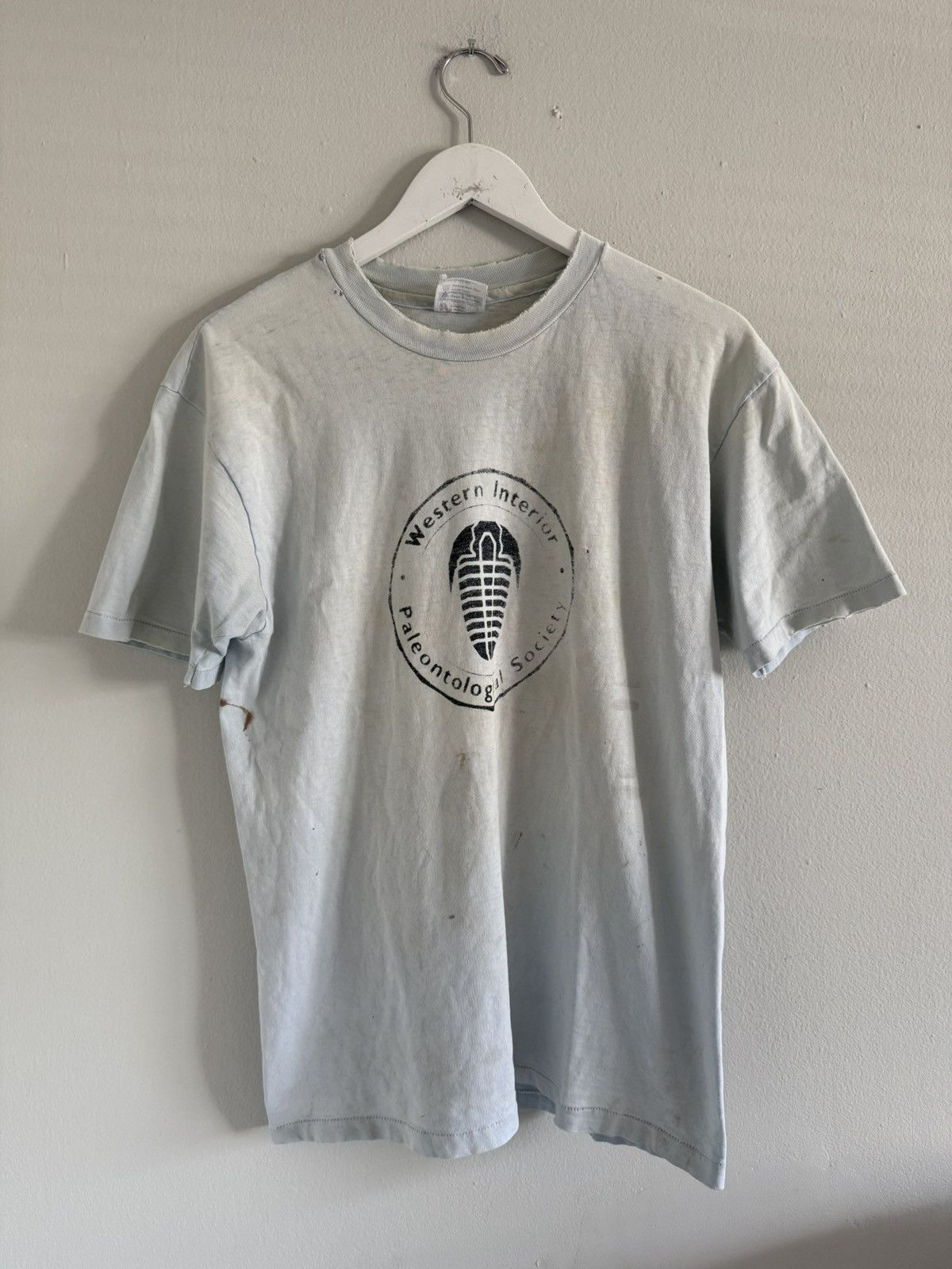 Hanes 80s Western Interior Paleontological Society Faded Tee Hoodie, Sweatshirt | PodTeesHub.com