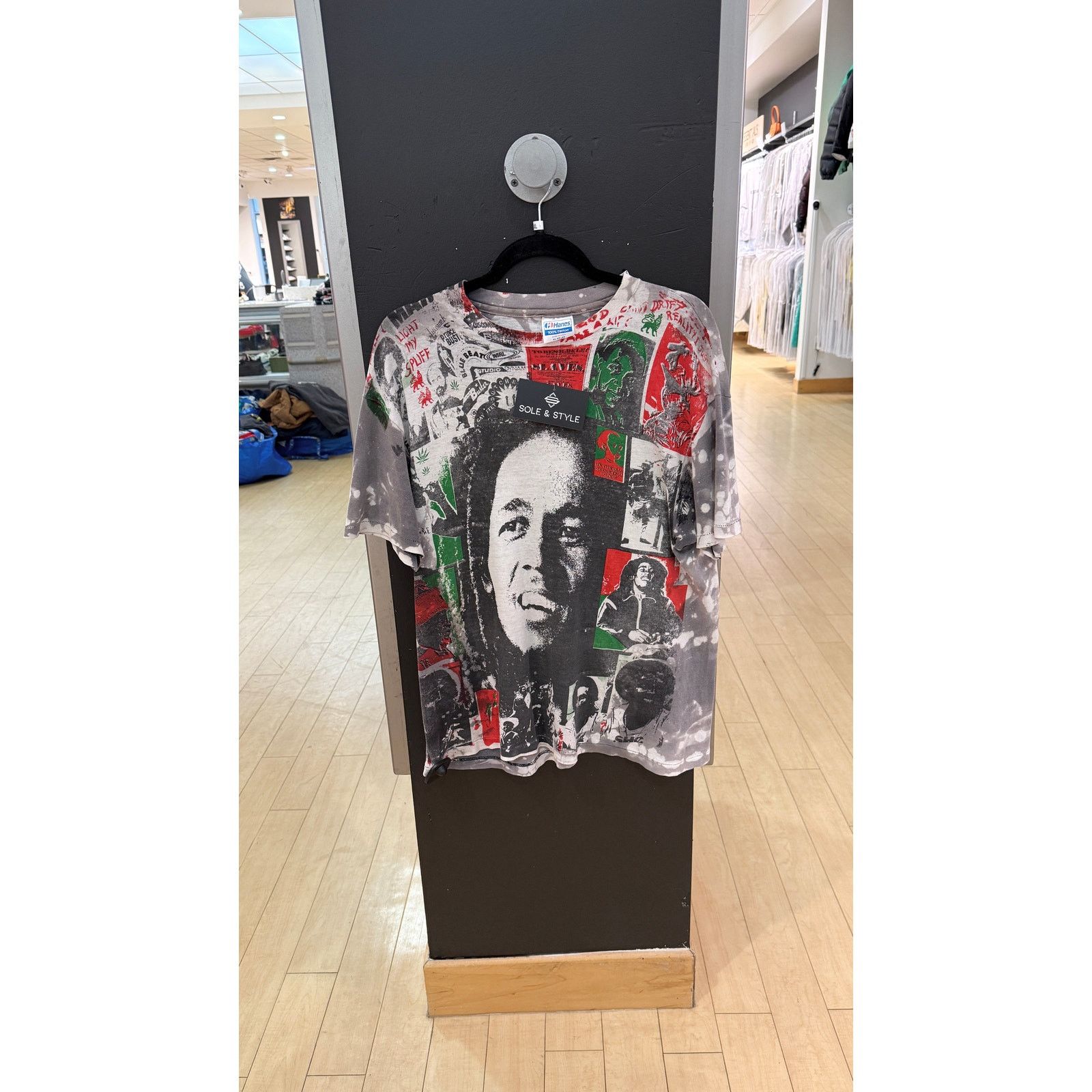Bob Marley X Vintage 90s Bob Marley Vintage Mosquitohead All Over Print Tee Shirt Hoodie, Sweatshirt | PodTeesHub.com
