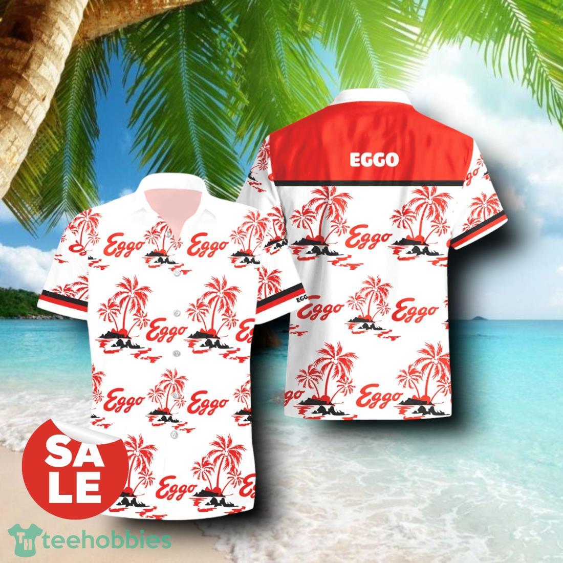 Eggo Summer Beach Combo Hawaiian Shirt & Shorts For Men Women