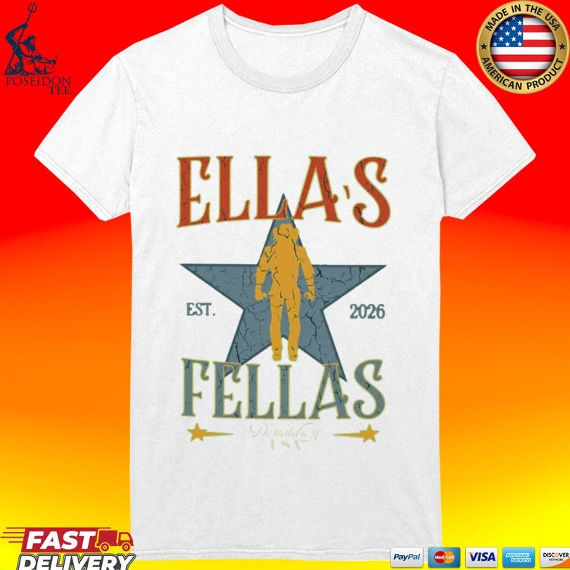 Ellas Fellas Club Dandelion Usa Est 2026 Star T-shirt