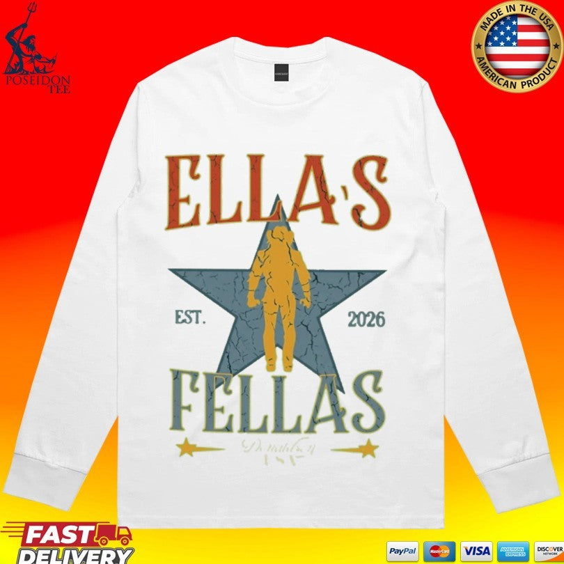 Ellas Fellas Club Dandelion Usa Est 2026 Star T-shirt