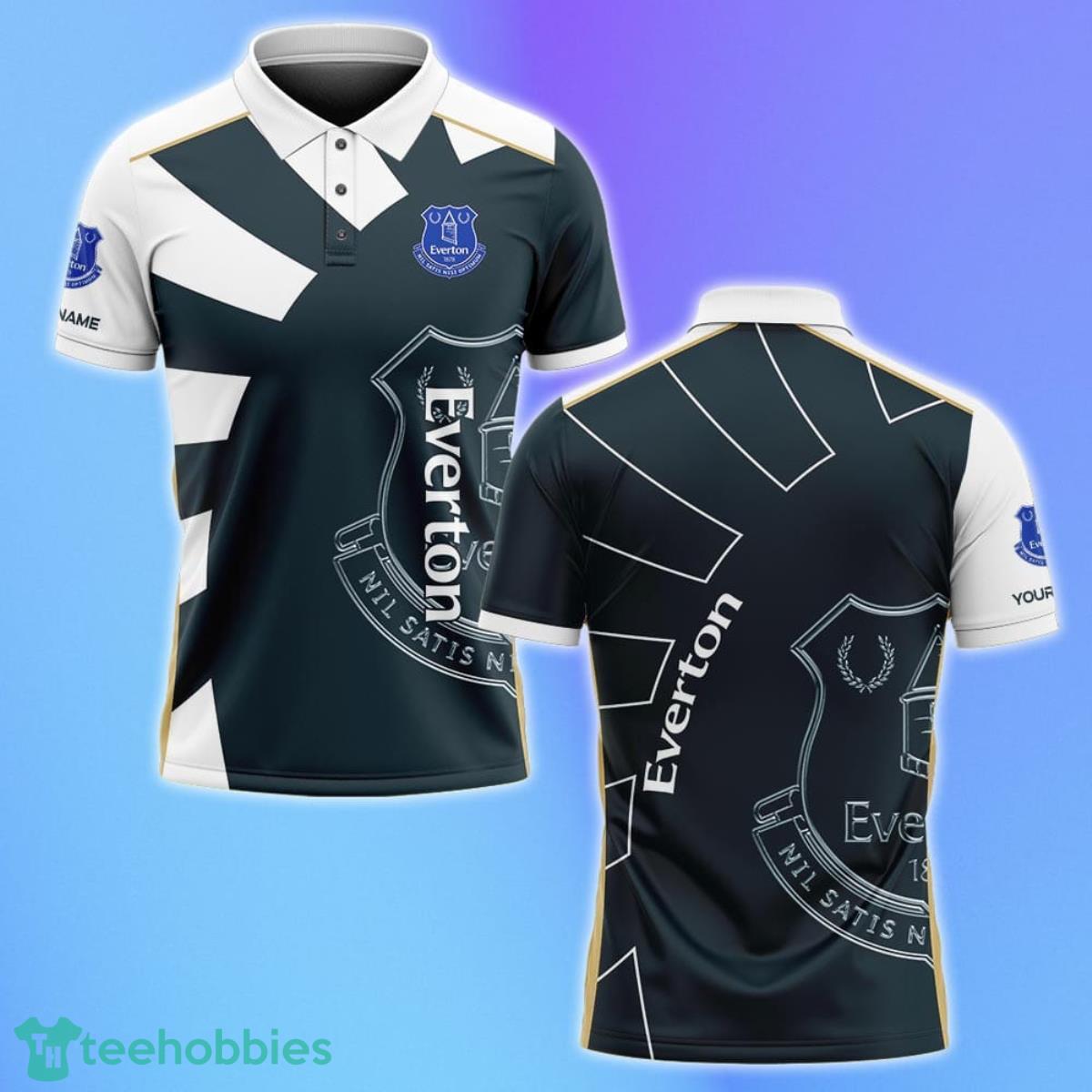 Everton Polo Shirt Custom Name Gifts For Loved Ones