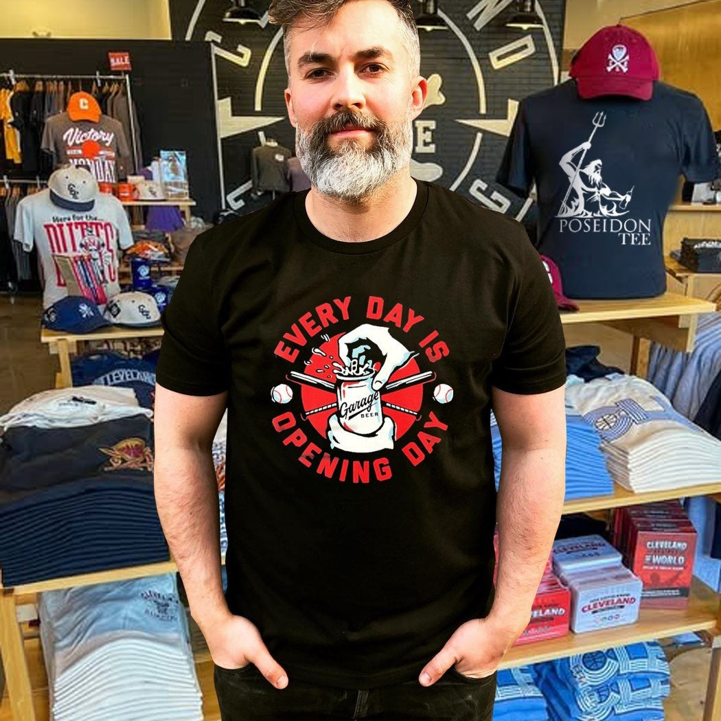 Every Day Is Opening Day Garage Beer T-shirt