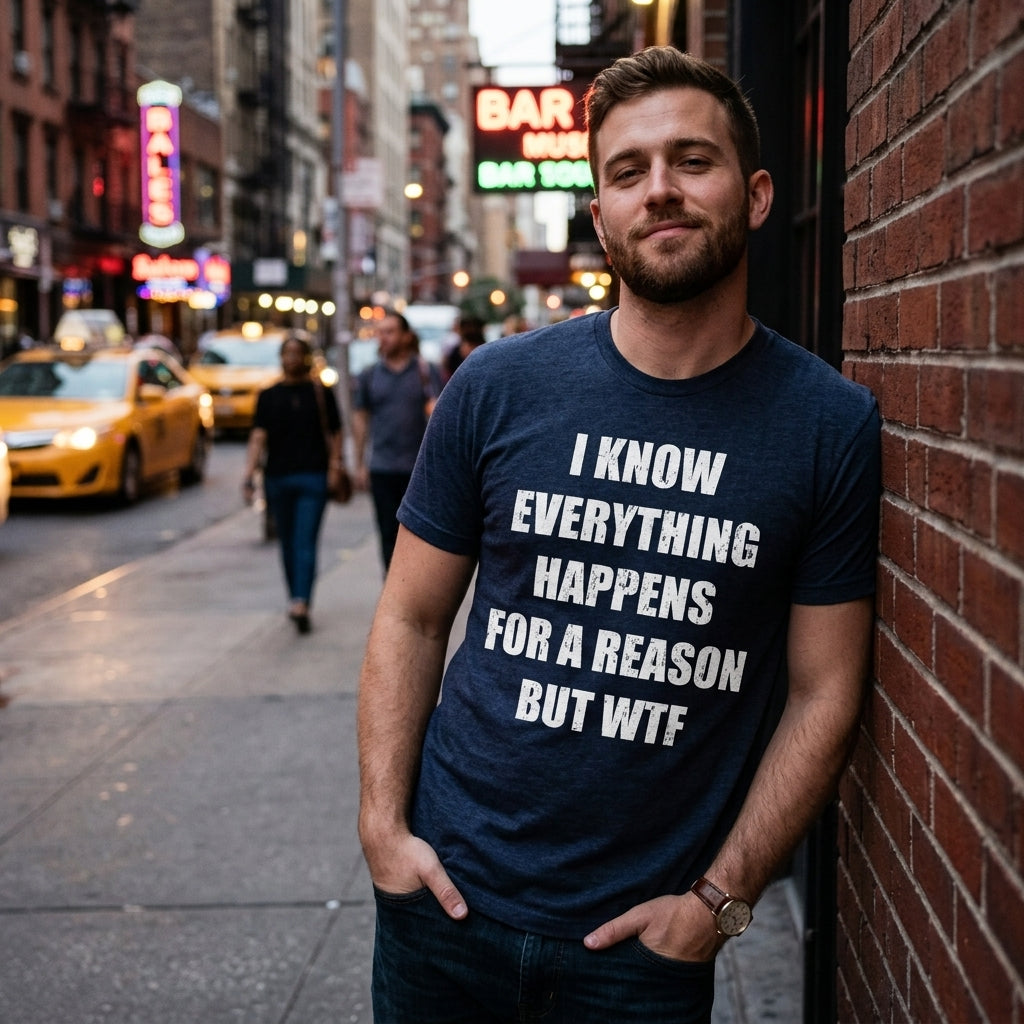 I Know Everything Happens For A Reson But WTF Men's T Shirt