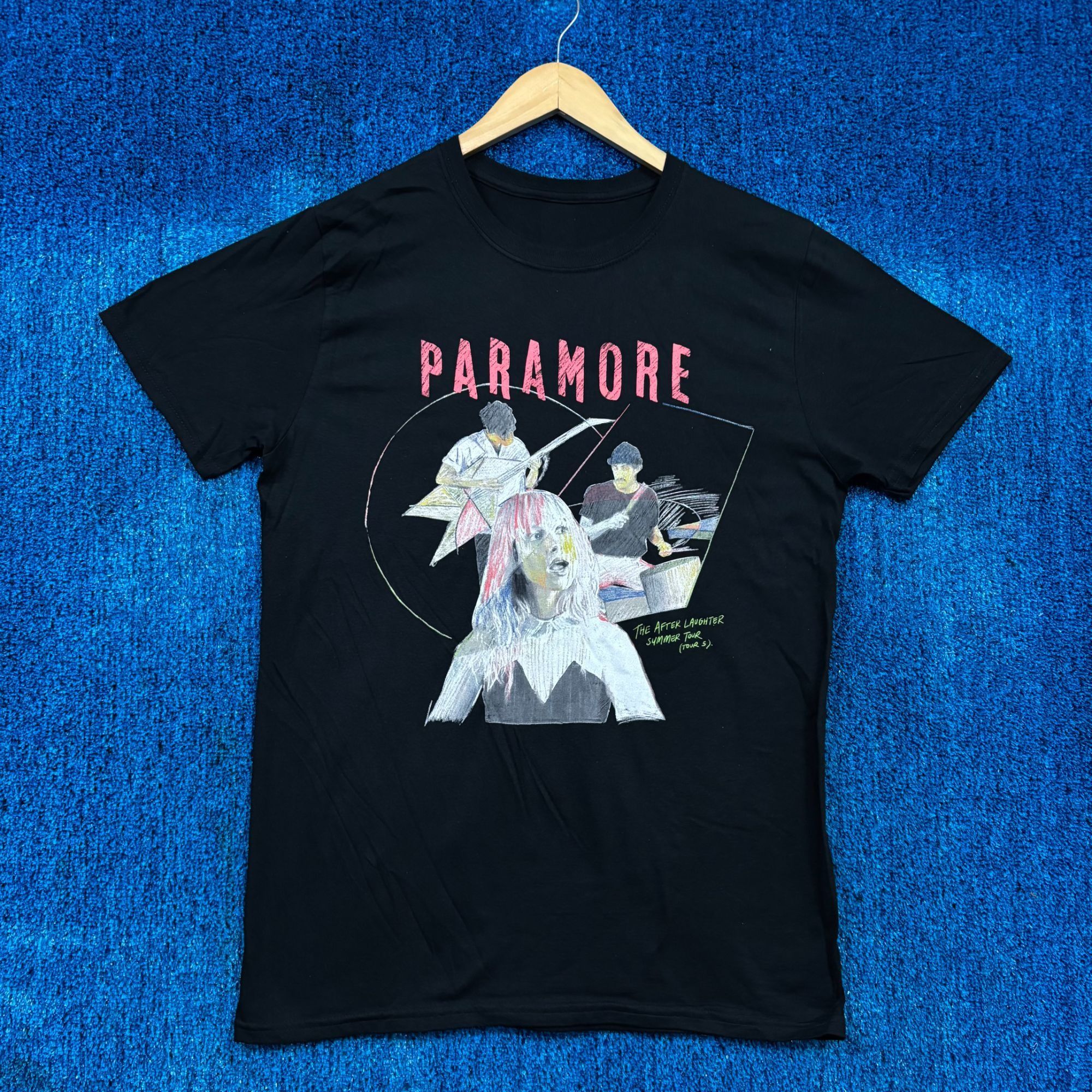 Band Paramore After Laughter Tour Stops Pop Punk Band M T-Shirts, Hoodie, Sweatshirt