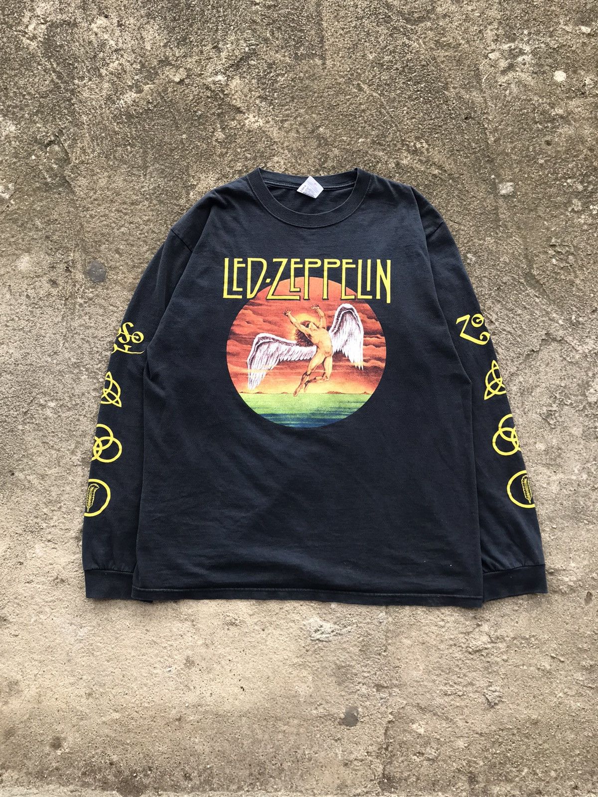 Led Zeppelin X Vintage Vintage Led Zeppelin Naked Anggel Tees Hoodie, Sweatshirt | PodTeesHub.com