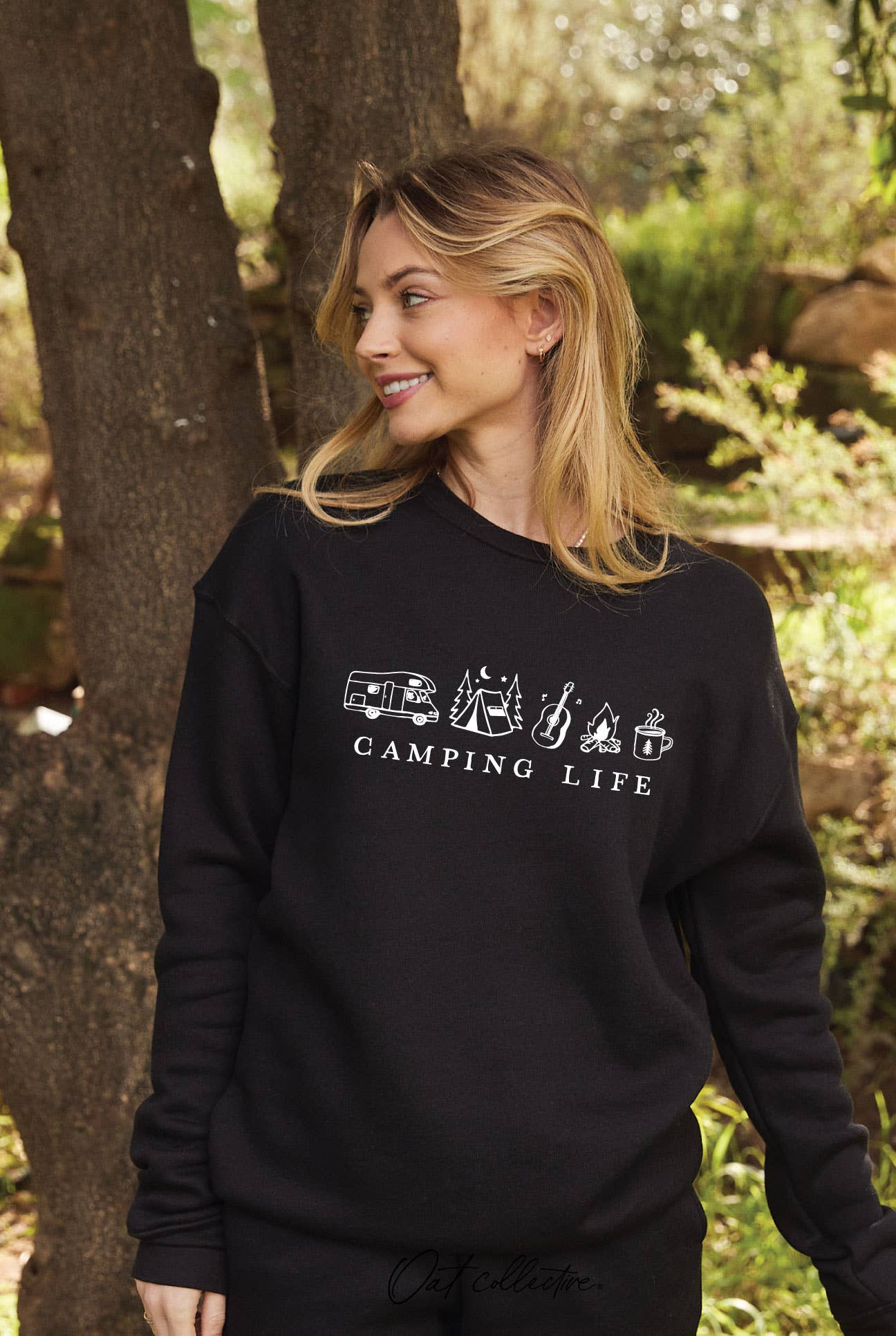 Camping Life Graphic Sweatshirt T-Shirts, Hoodie | PodTeesHub.com