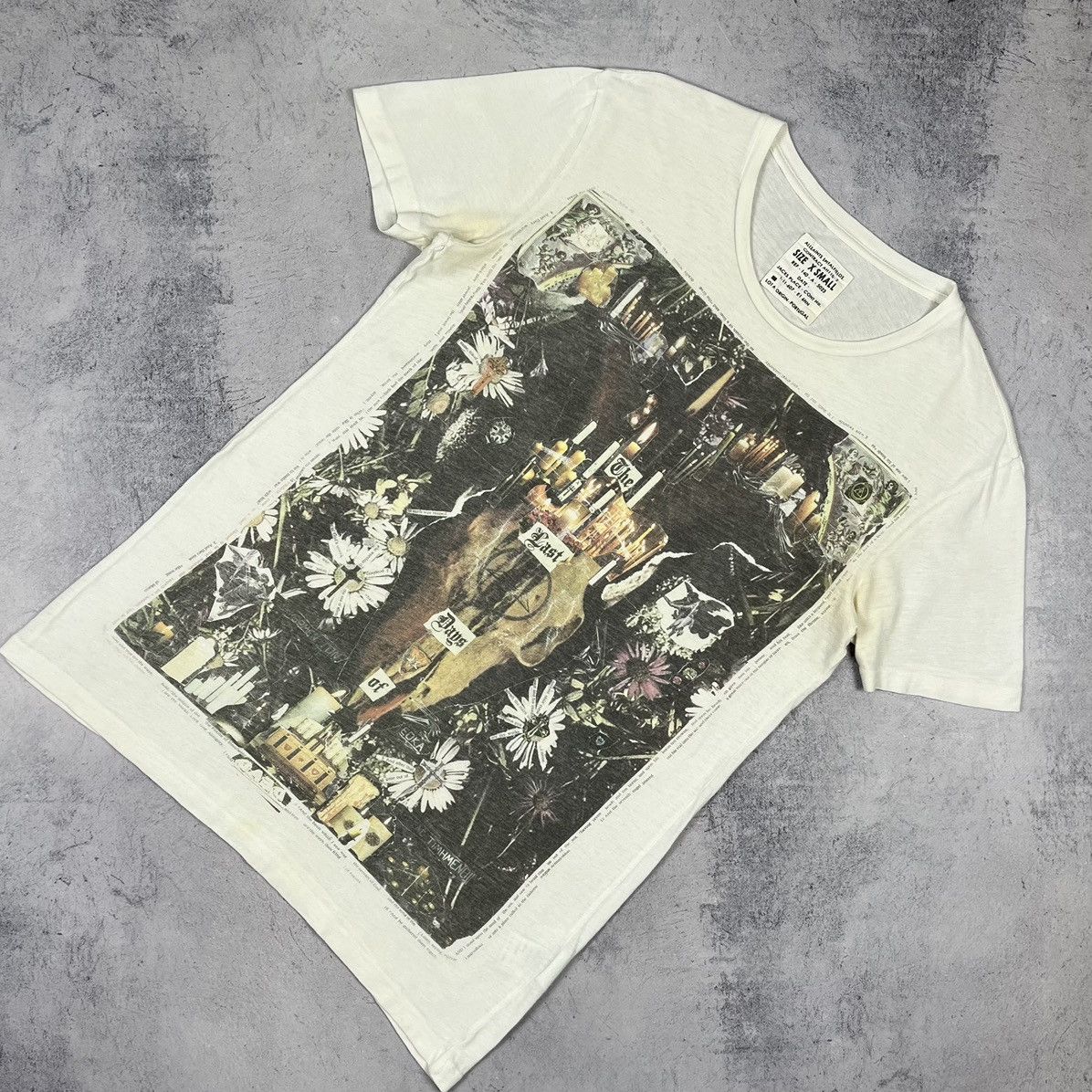 Designer Allsaints Skulls Art Last Days Y2k Tee Hoodie, Sweatshirt | PodTeesHub.com