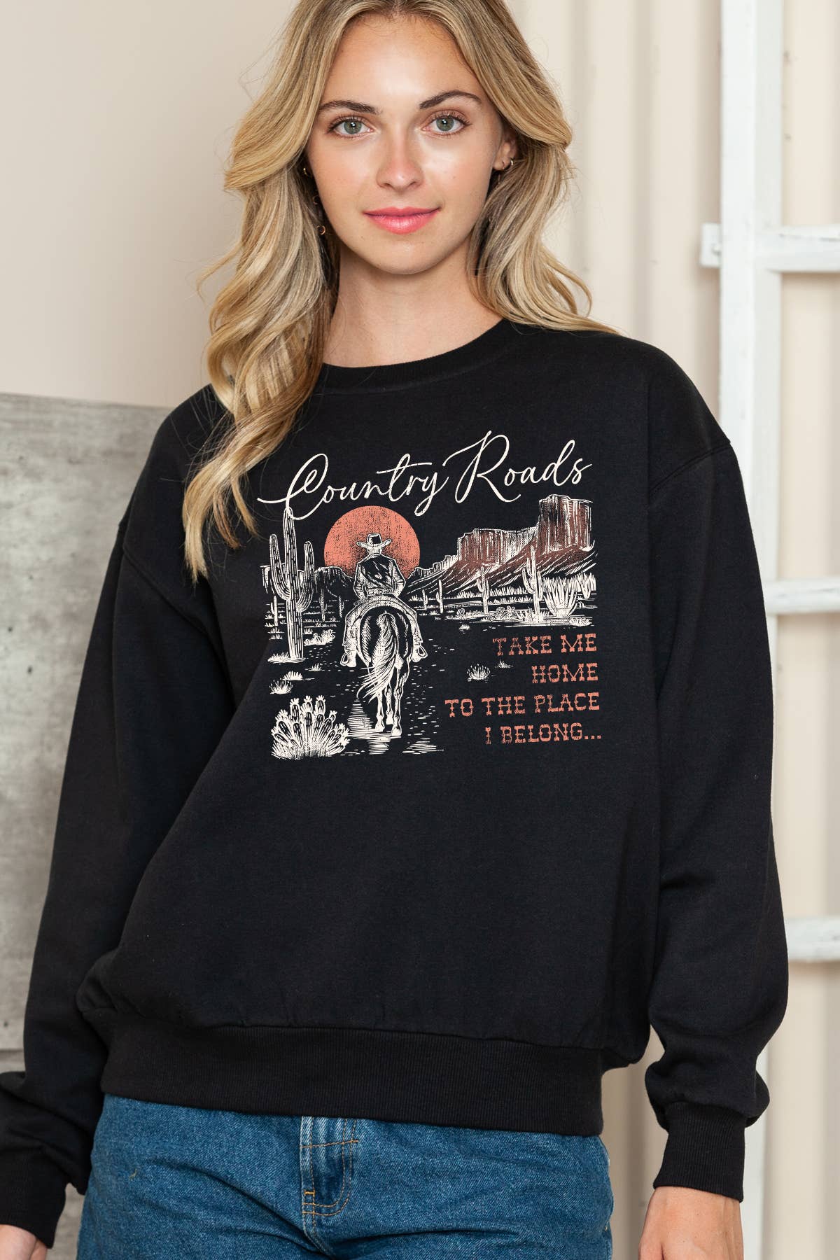 Women Country Graphic Comfy Pullover Sweater T-Shirts, Hoodie, Sweatshirt | PodTeesHub.com