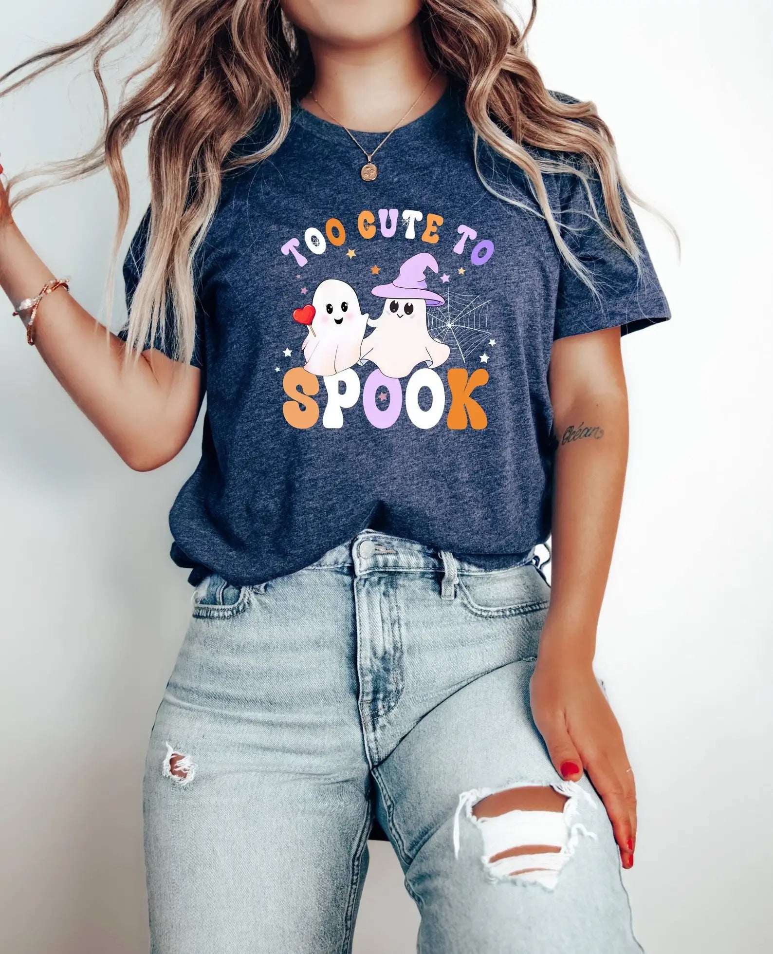Too Cute To Spook T-Shirt Hoodie, Sweatshirt | PodTeesHub.com