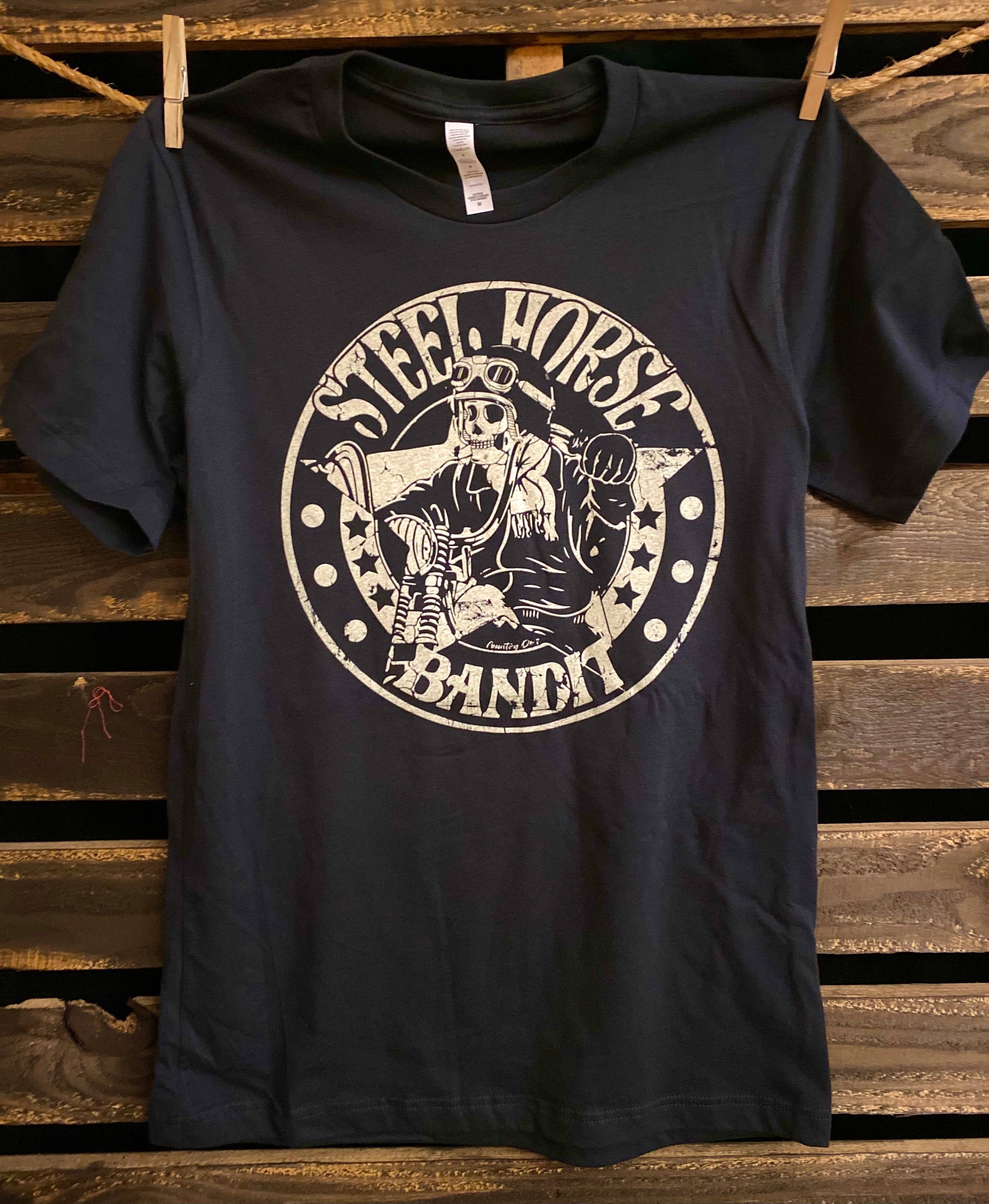 Steel Horse Bandit Motorcycle Vintage Unisex T-Shirt Hoodie, Sweatshirt | PodTeesHub.com