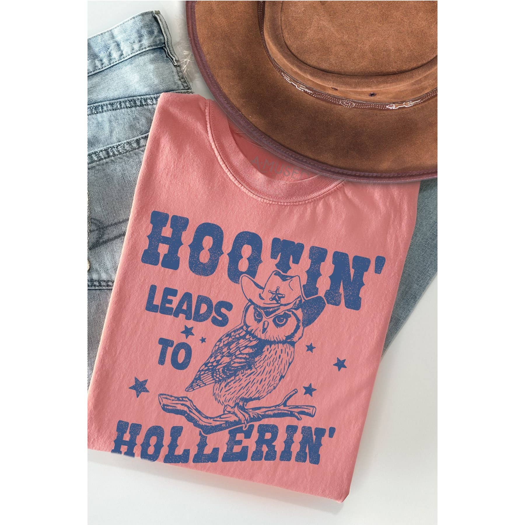 Hootin Leads To Hollerin - Short Sleeve Tee Hoodie, Sweatshirt | PodTeesHub.com