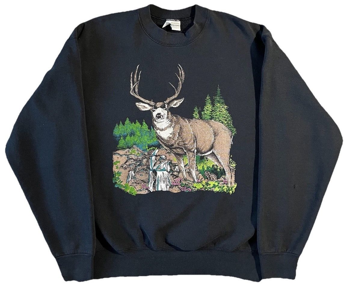 Vintage 90s Nature Sweatshirt Size Xl Made In Usa Outdoors T-Shirts, Hoodie | PodTeesHub.com