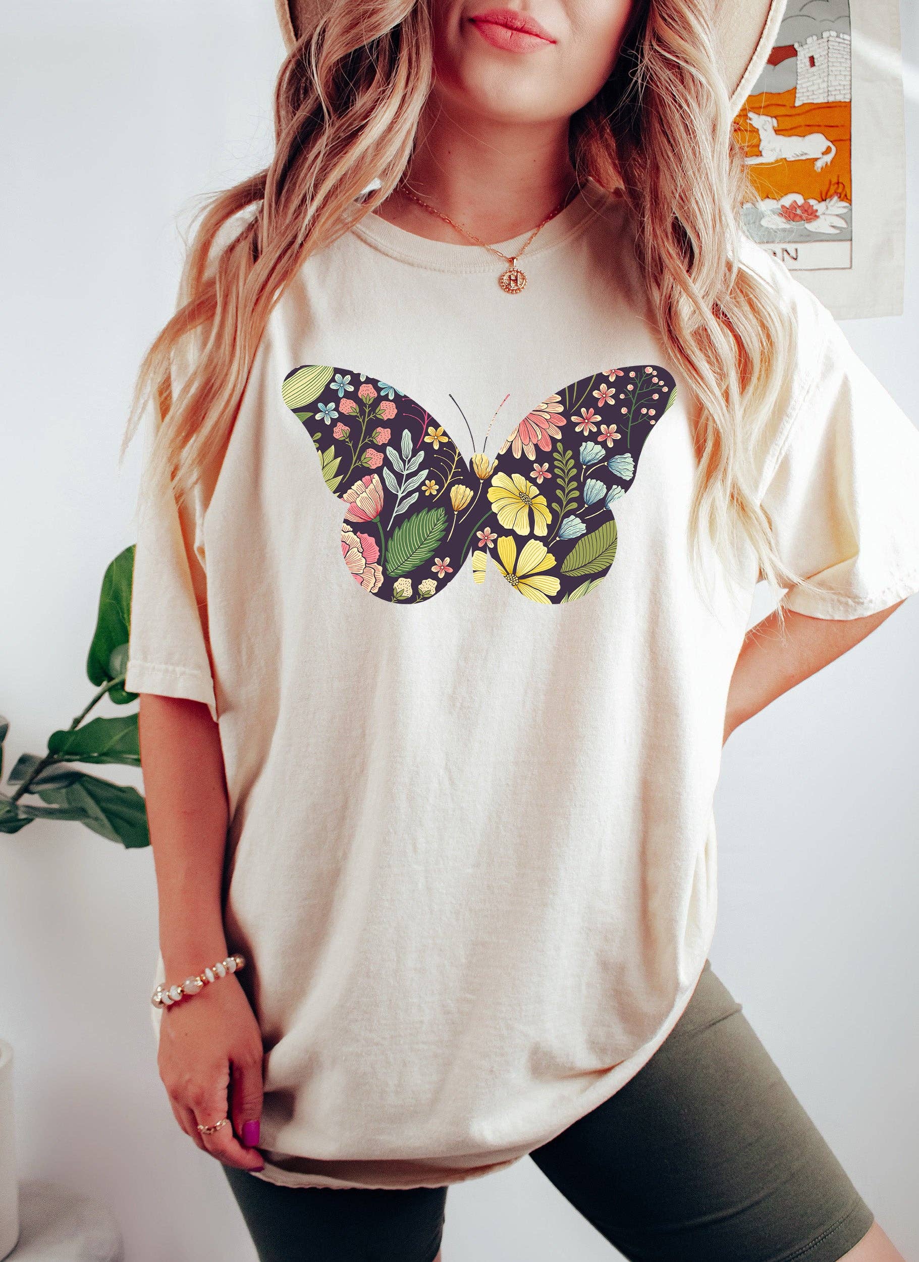 Floral Butterfly Nv T-Shirt Hoodie, Sweatshirt | PodTeesHub.com