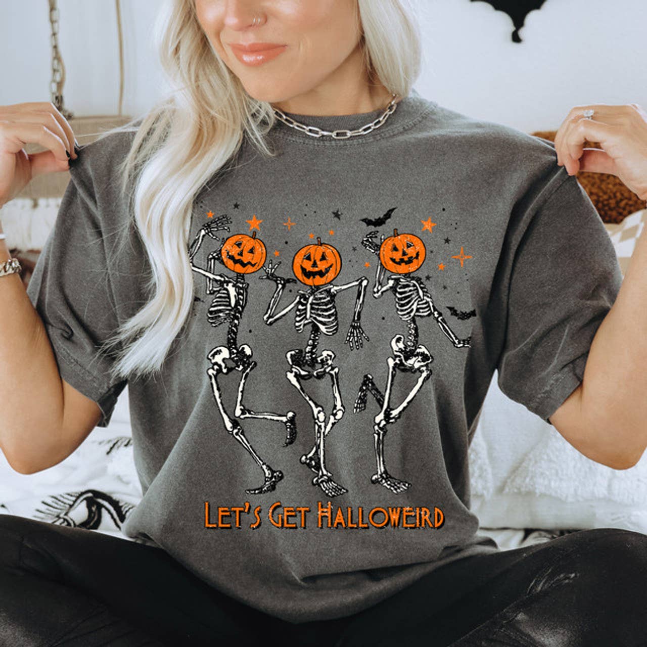Let's Get Halloweird Everyday Tee Hoodie, Sweatshirt | PodTeesHub.com