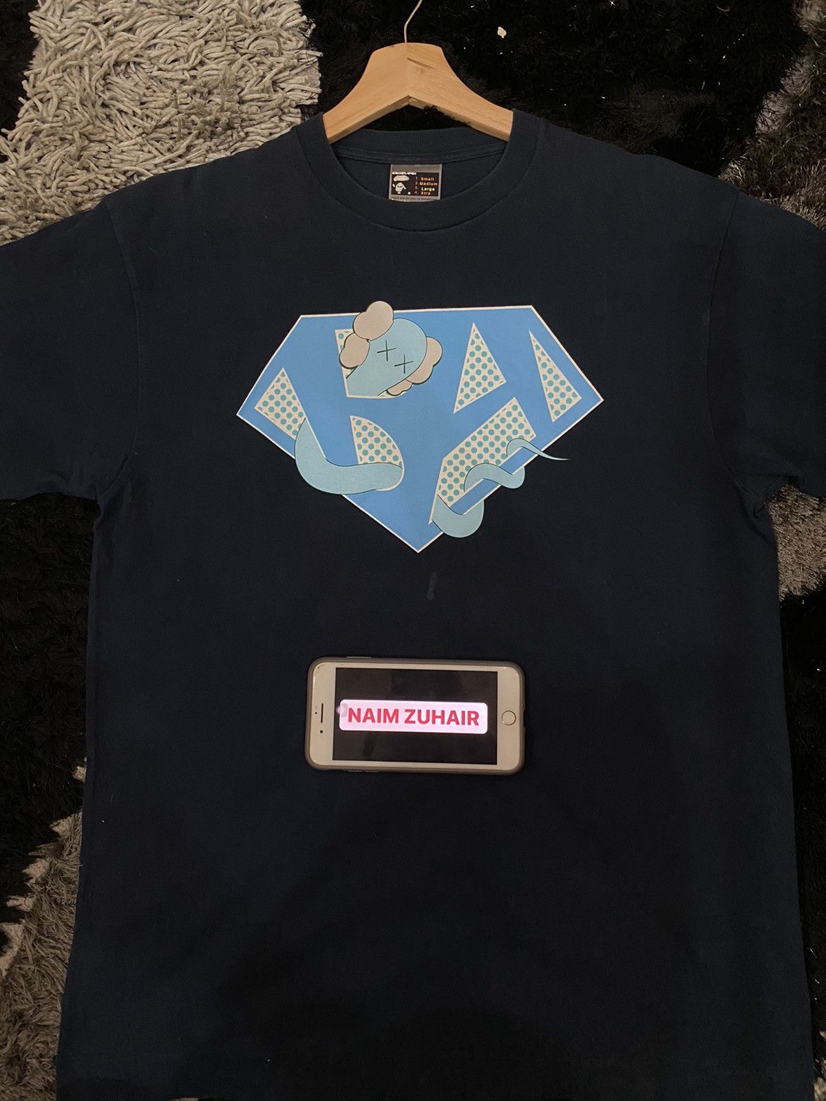Vintage Bape Kaws Superman T-Shirts, Hoodie, Sweatshirt