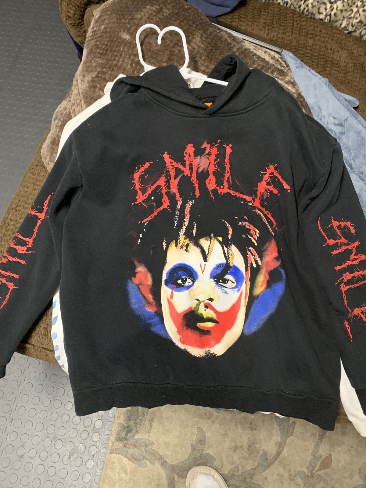 Vlone X Juice Wrld X Weeknd Joker Smile T-Shirts, Hoodie, Sweatshirt