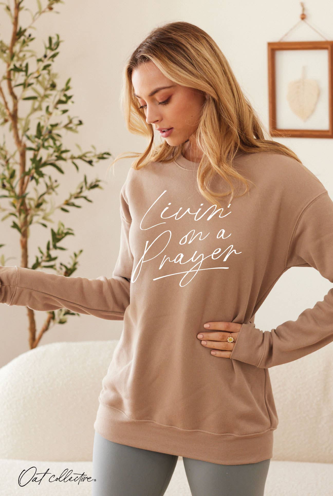 Livin' On A Prayer Graphic Sweatshirt T-Shirts, Hoodie | PodTeesHub.com