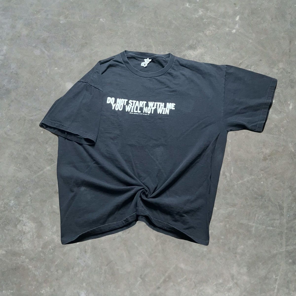 Vintage Vtg Brooklyn T Shirt Factory Do Not Start With Me Funny Tee Hoodie, Sweatshirt | PodTeesHub.com