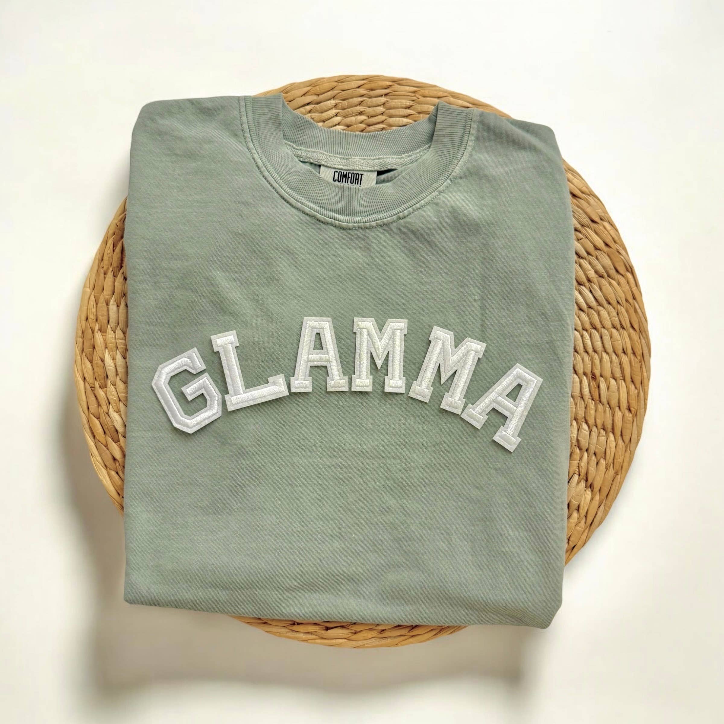 Comfort Colors Glamma Shirt, Gifts For Grandma Hoodie, Sweatshirt | PodTeesHub.com