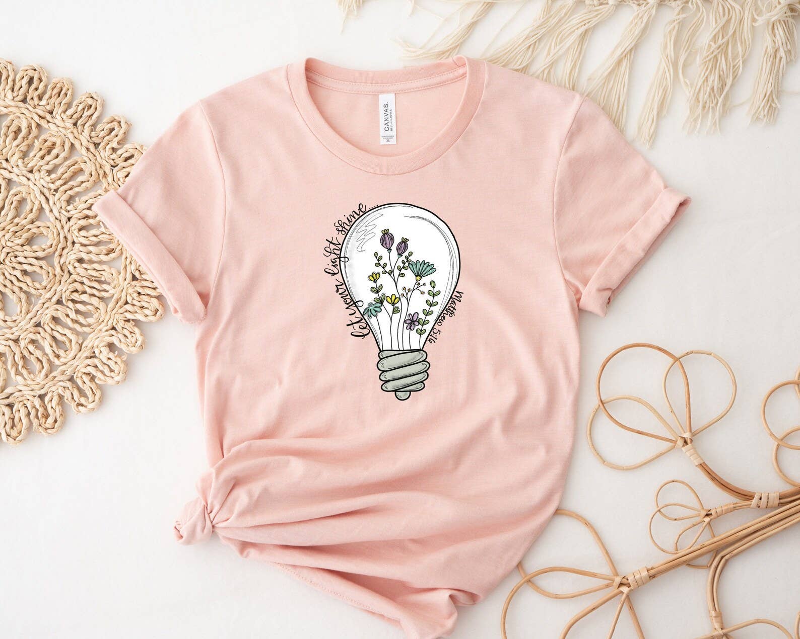 Let Your Light Shine Matthew T-Shirt Hoodie, Sweatshirt | PodTeesHub.com
