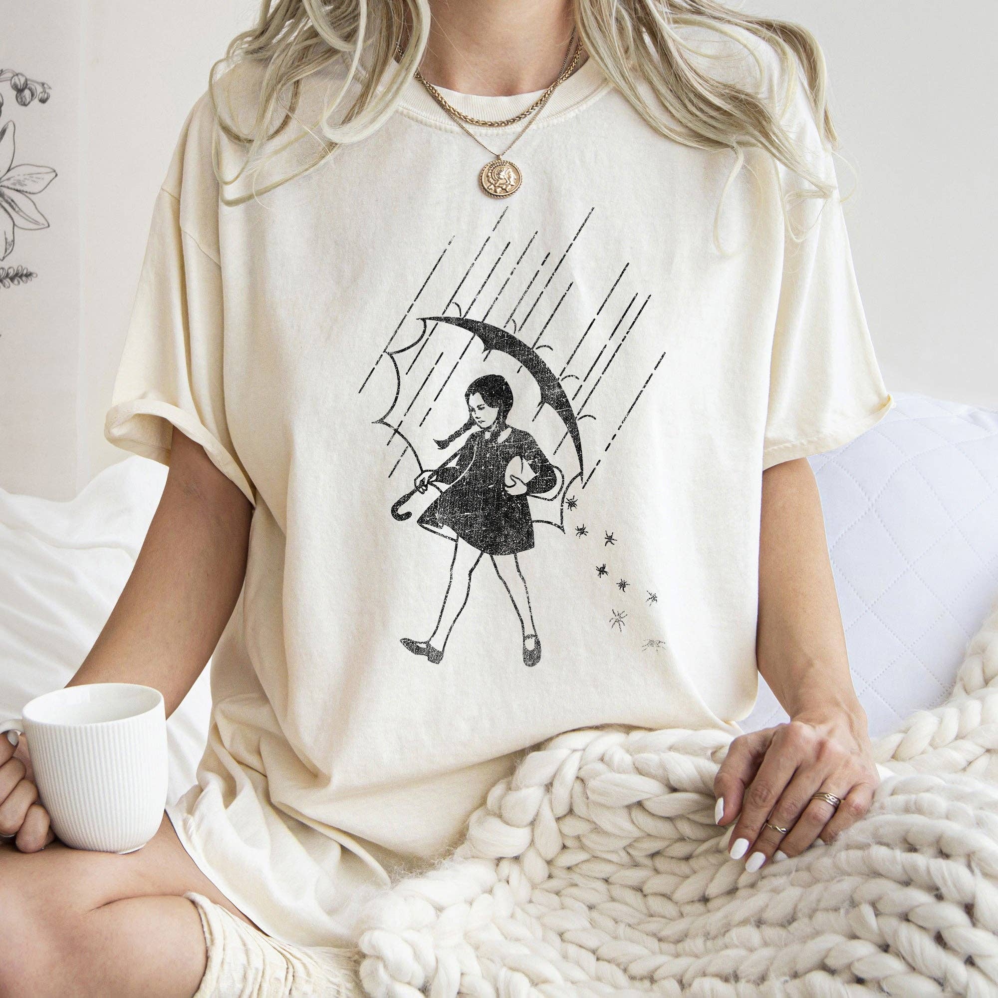 Wednesday Be Salty Retro Halloween T-Shirt Black Print Hoodie, Sweatshirt | PodTeesHub.com