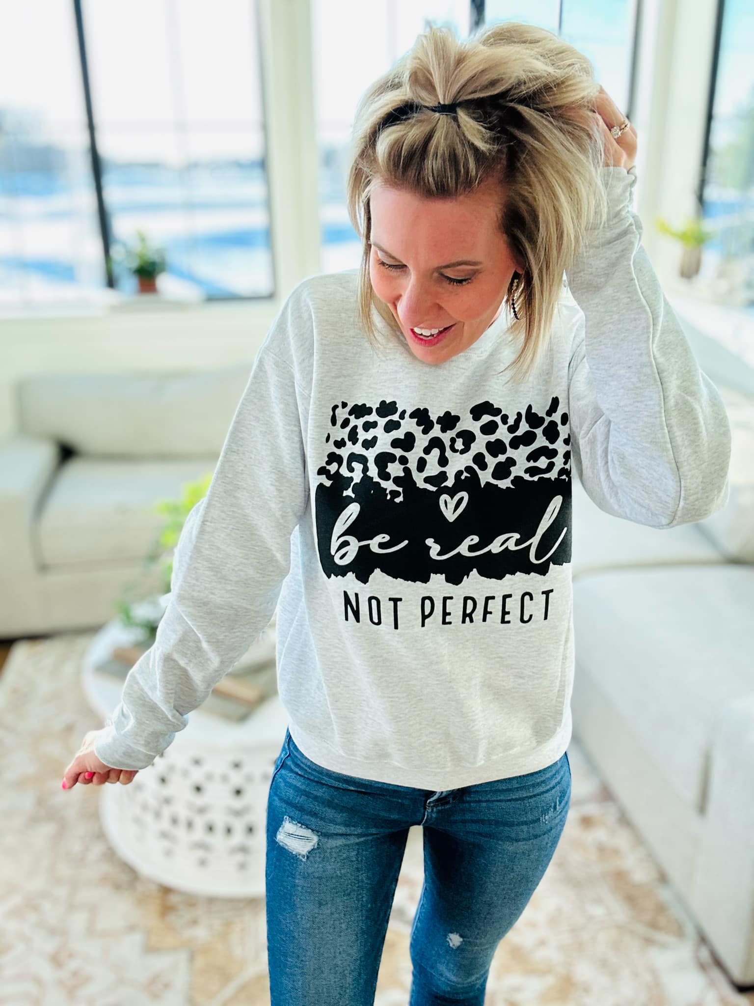 Leopard Be Real Faith Trendy Graphic Tee Sweatshirt Hoodie | PodTeesHub.com