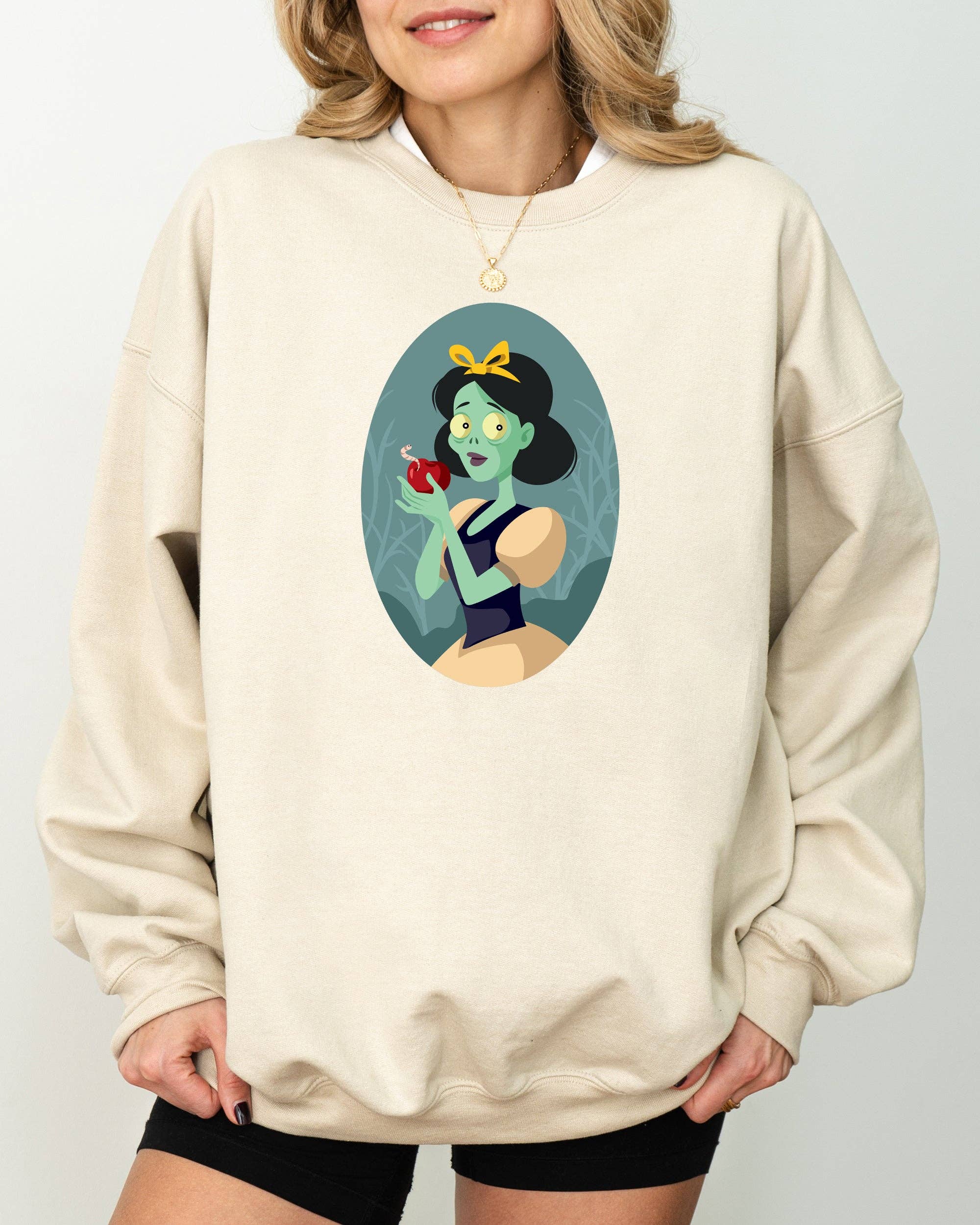 Snow White, Spooky Princess, Skeleton, Halloween Sweatshirt T-Shirts, Hoodie | PodTeesHub.com