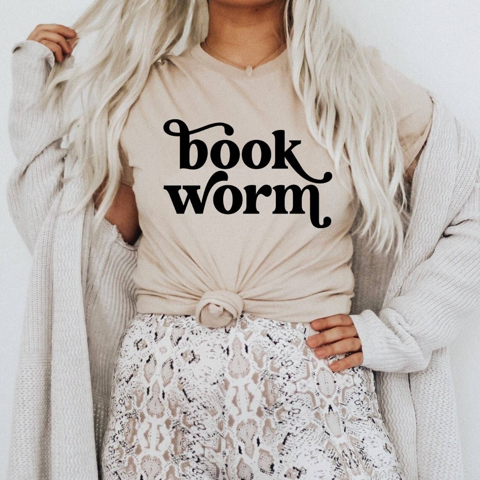 Book Worm T-Shirt Hoodie, Sweatshirt | PodTeesHub.com