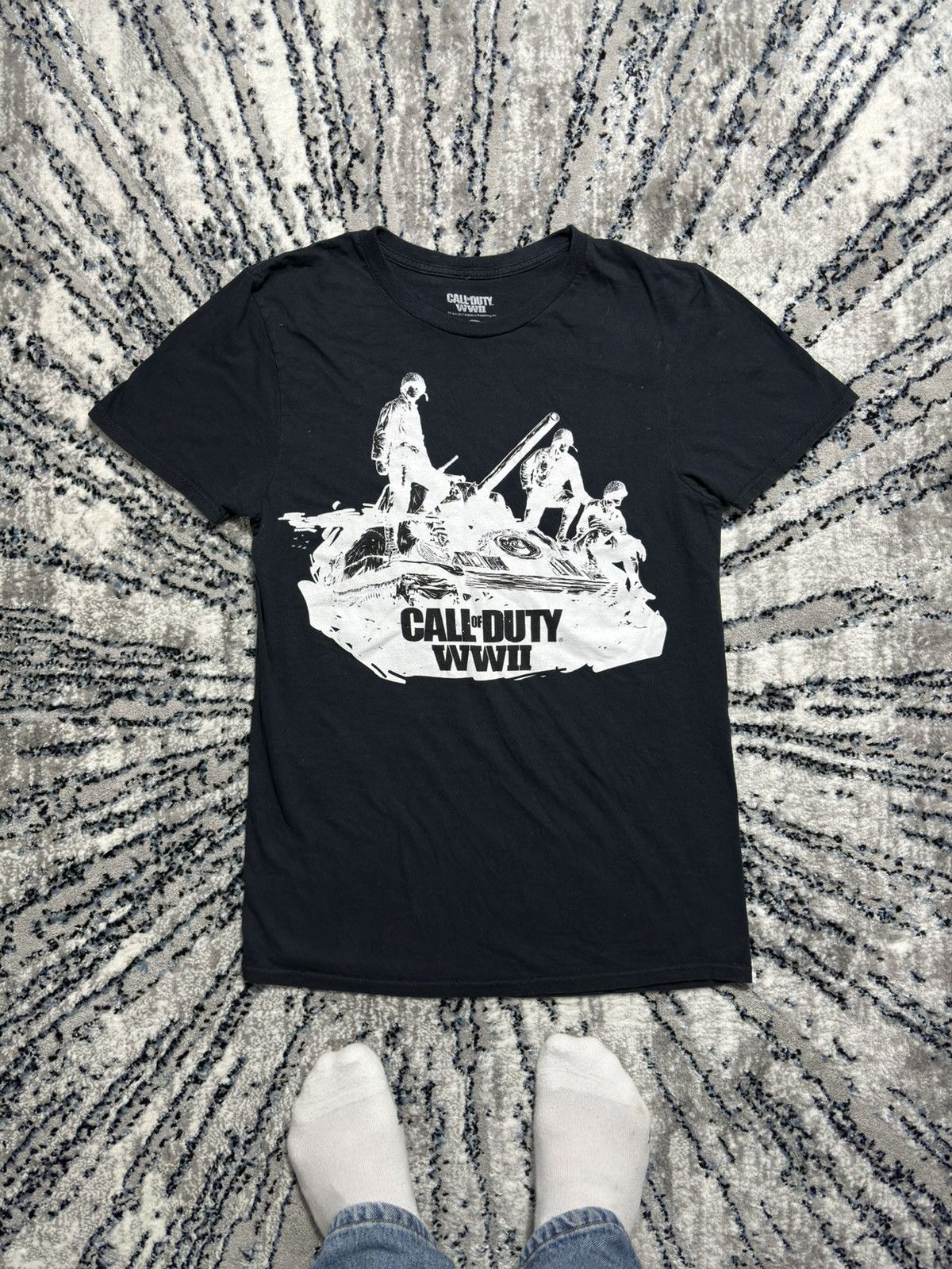Vintage Call Duty Wwii Vintage Video Games Promo Y2k T-Shirts, Hoodie, Sweatshirt