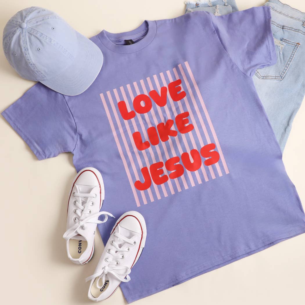 Love Like Jesus Graphic Heavy Cotton T-Shirt Hoodie, Sweatshirt | PodTeesHub.com