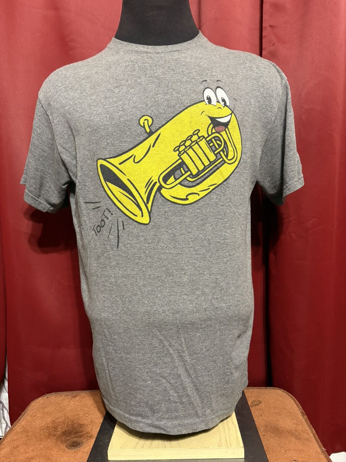 Vintage Trumpet Tshirt 90s Cute Toot Personified Cartoon Tee Hoodie, Sweatshirt | PodTeesHub.com