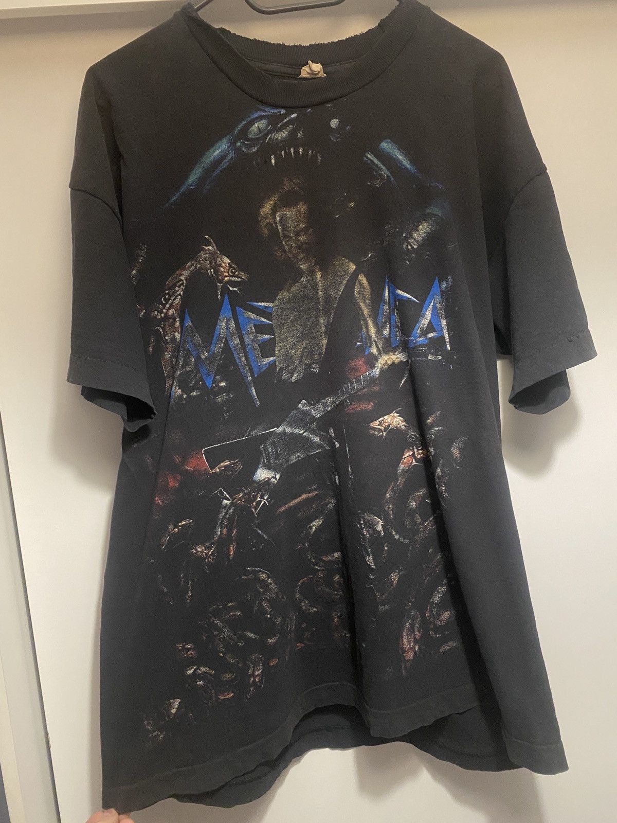 Metallica Aop Fullprint Rare Bootleg Trashed 90s T-Shirts, Hoodie, Sweatshirt