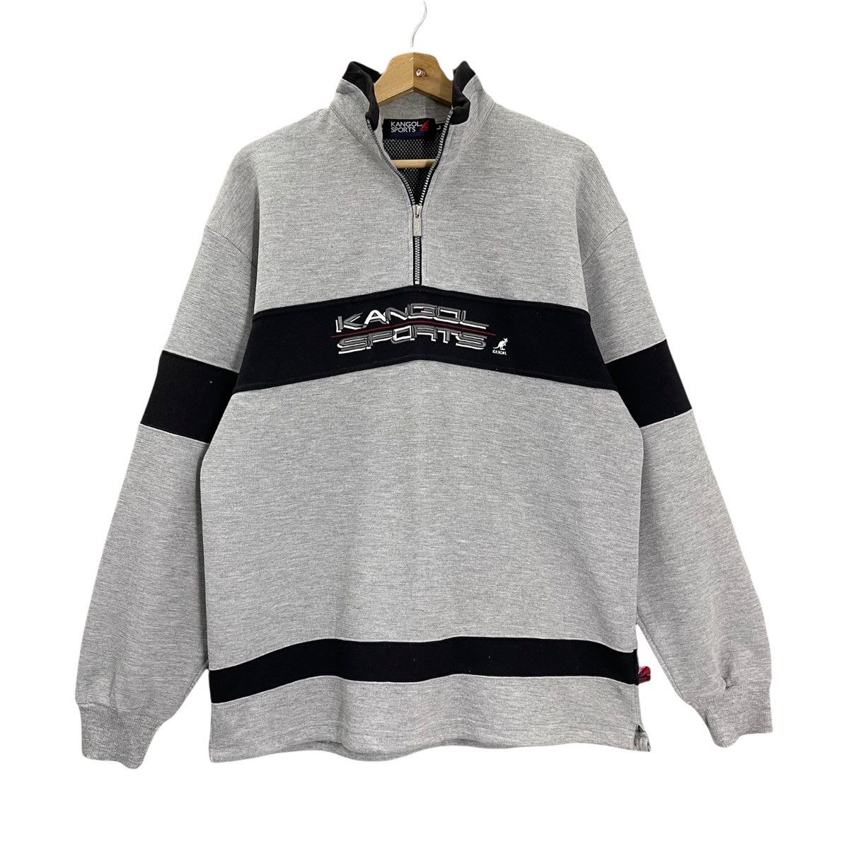 Vintage Kangol Sports Halfzip Sweatshirt Size L T-Shirts, Hoodie | PodTeesHub.com