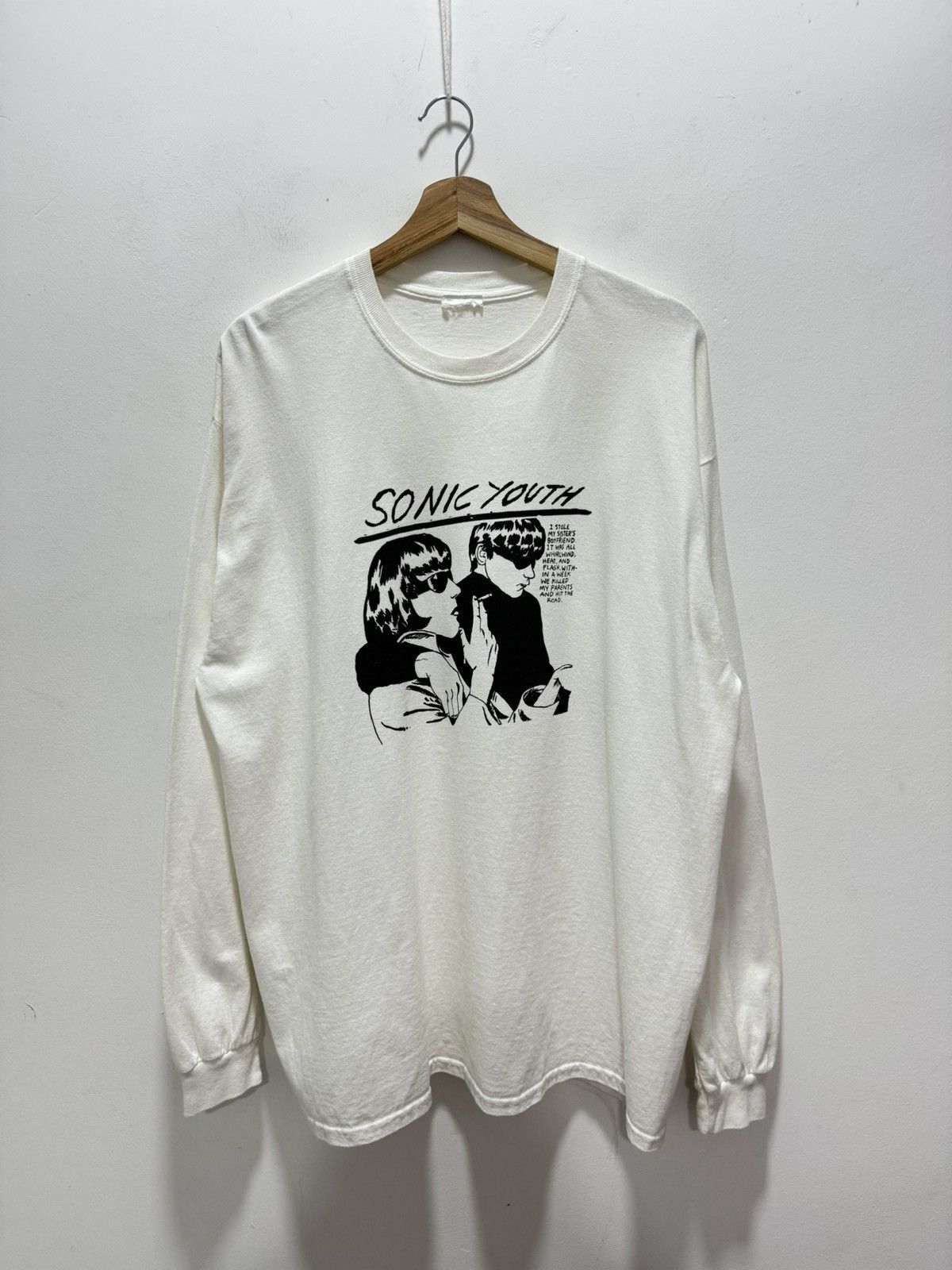 Band Tees Y2k Sonic Youth Long Sleeve Band Tees Hoodie, Sweatshirt | PodTeesHub.com