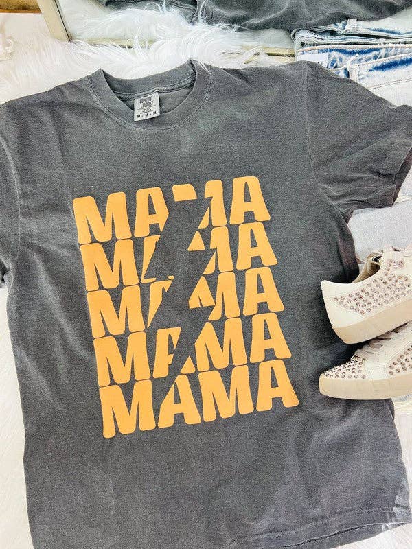 Mama Hollow Lightning Bolt Puff Tee Hoodie, Sweatshirt | PodTeesHub.com