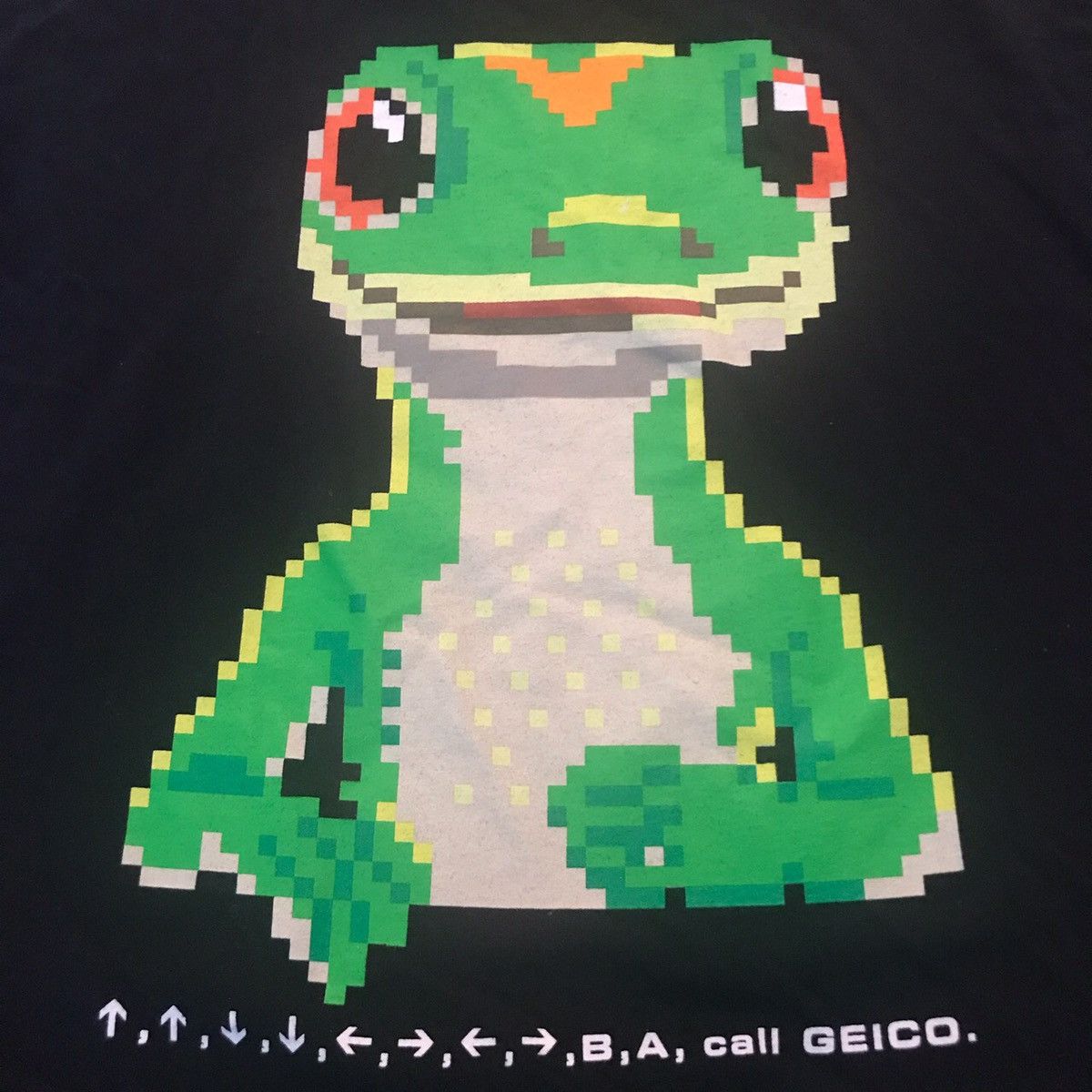 Vintage Rare Geico Gaming Black T Shirt Hoodie, Sweatshirt | PodTeesHub.com