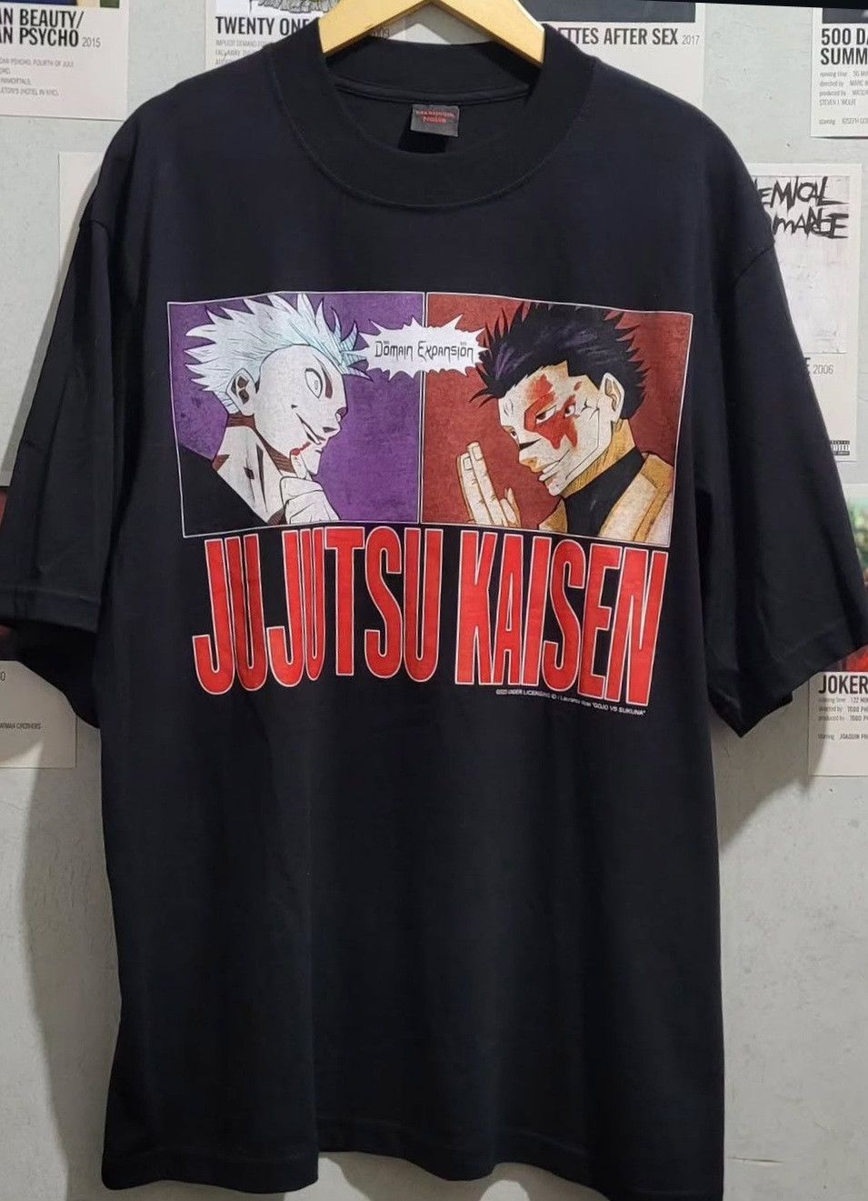 Anime Jujutsu Kaisen Gojo Satoru Vs Sukuna Logo Box Parody Akira T-Shirts, Hoodie, Sweatshirt