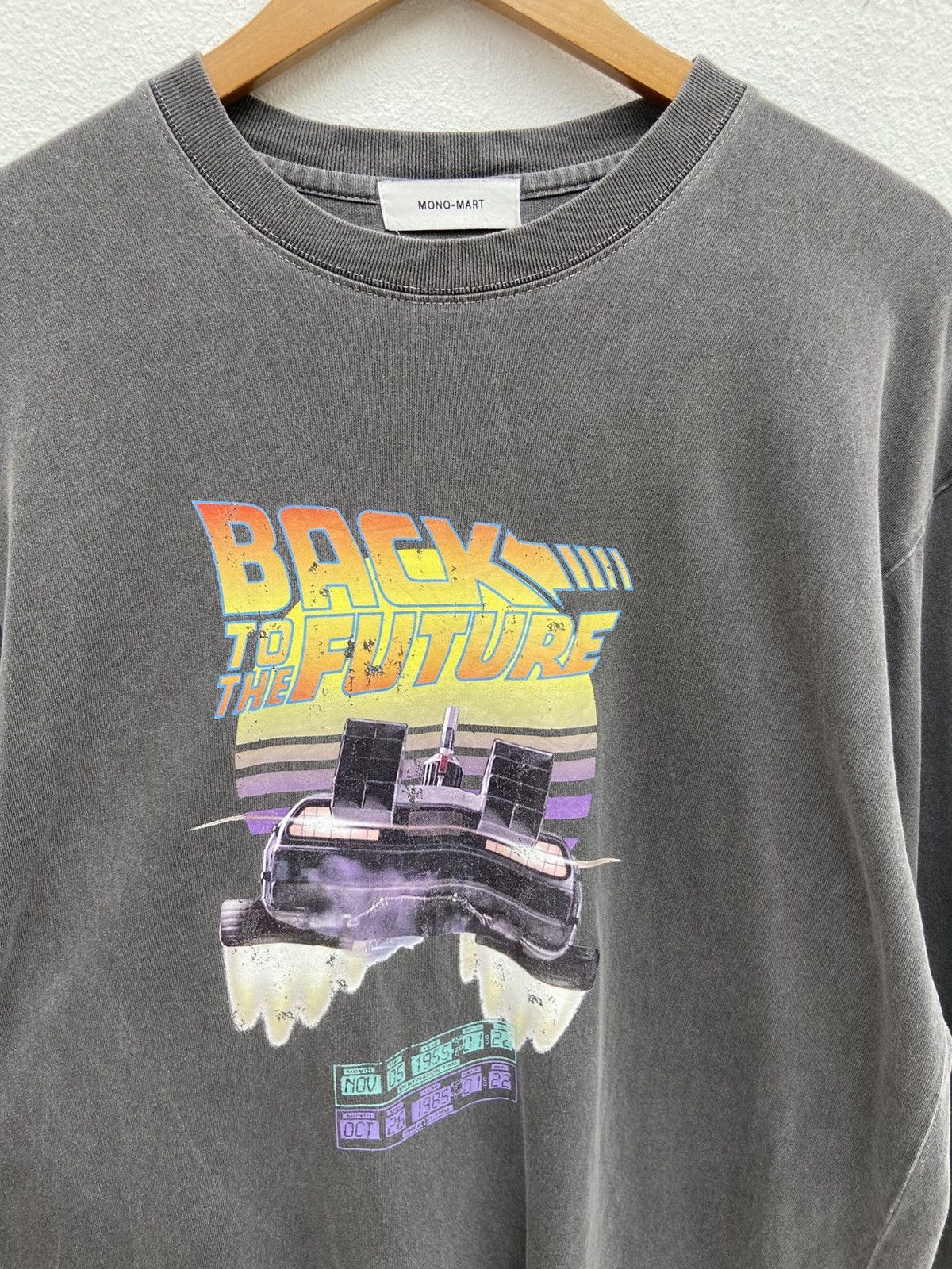 Vintage Back To The Future T Shirt Long Sleeve Movie Tees Mono Mart Hoodie, Sweatshirt | PodTeesHub.com
