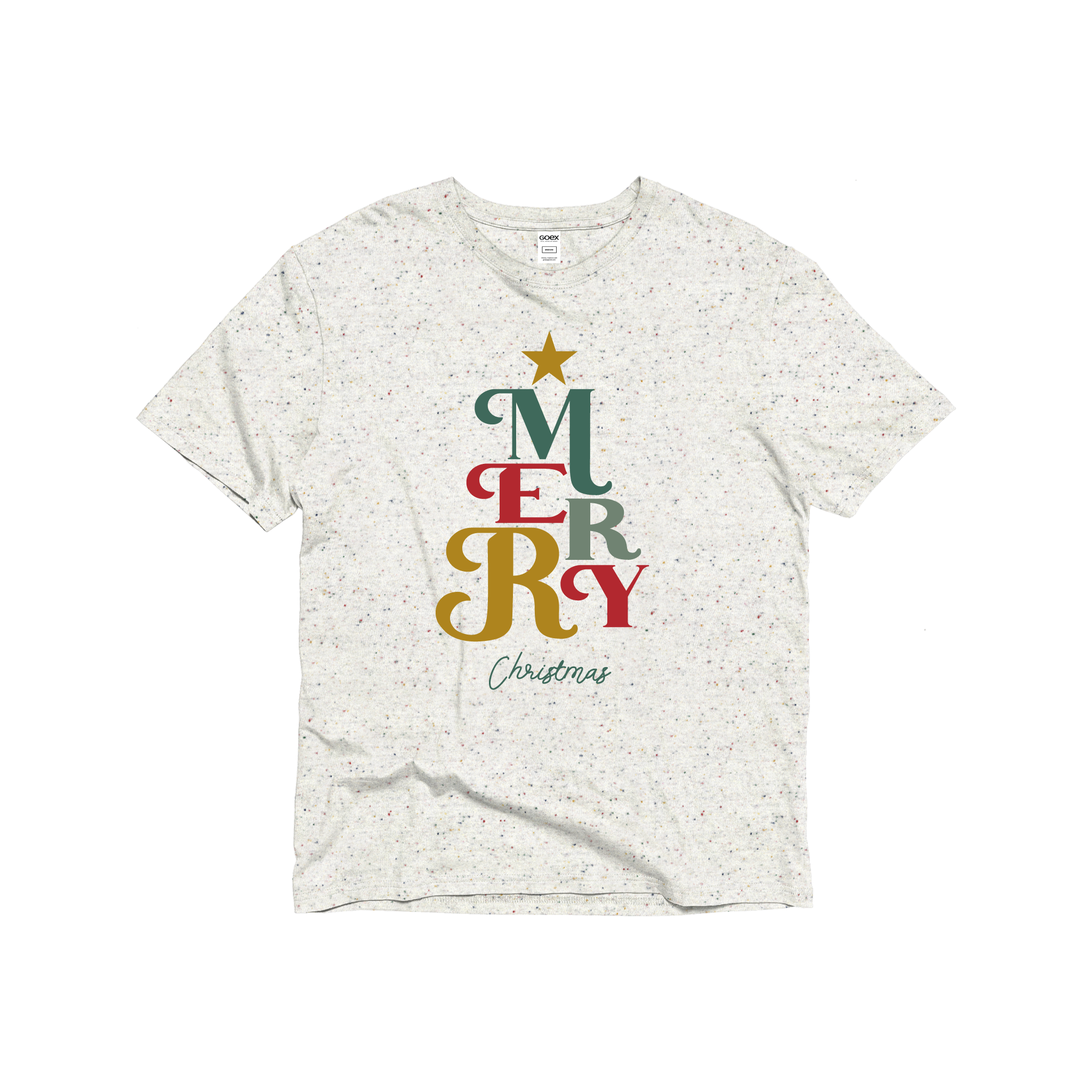 Merry Christmas Tree Holiday Unisex Graphic T-Shirt Hoodie, Sweatshirt | PodTeesHub.com