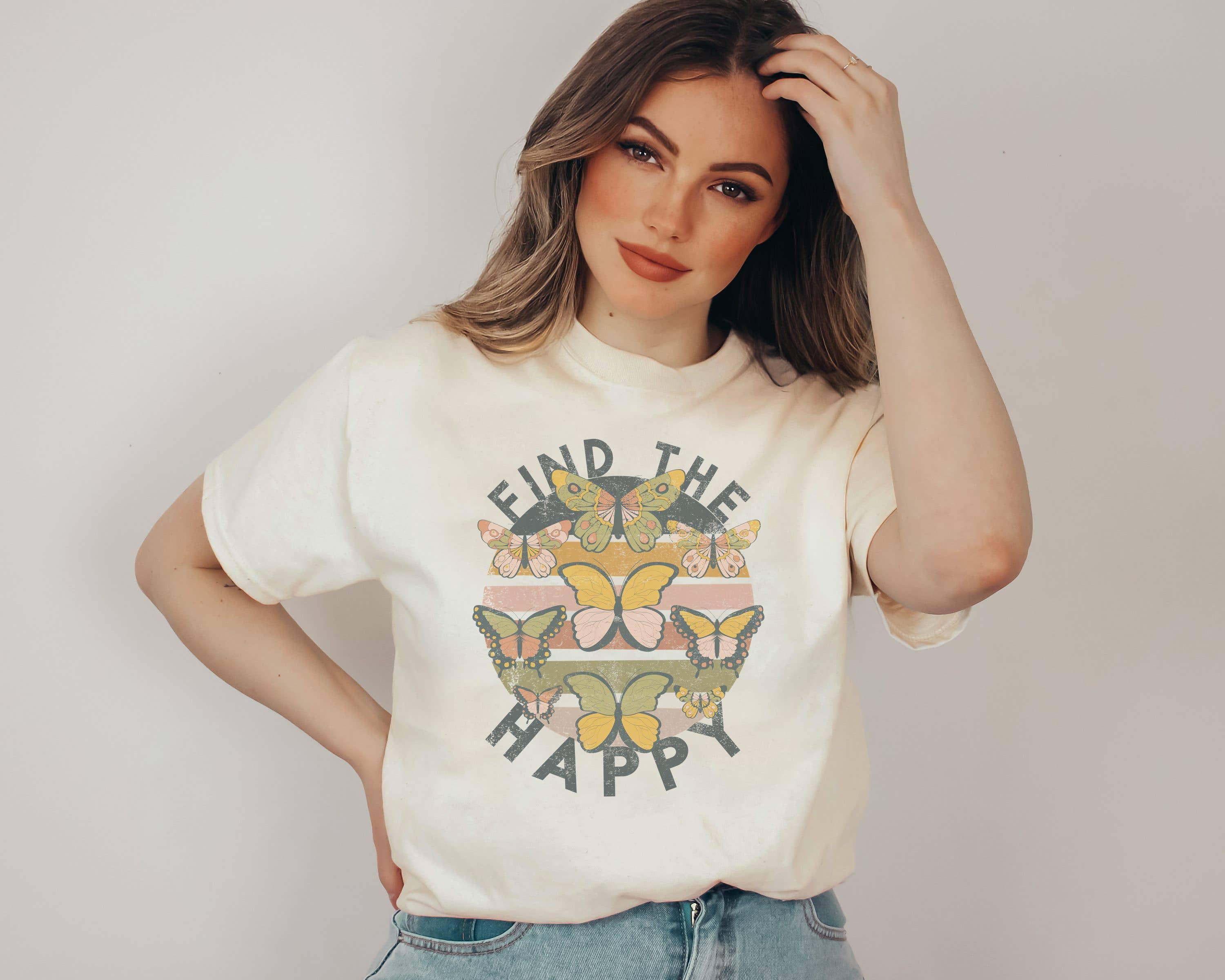 Find the Happy Graphic Tee Hoodie, Sweatshirt | PodTeesHub.com