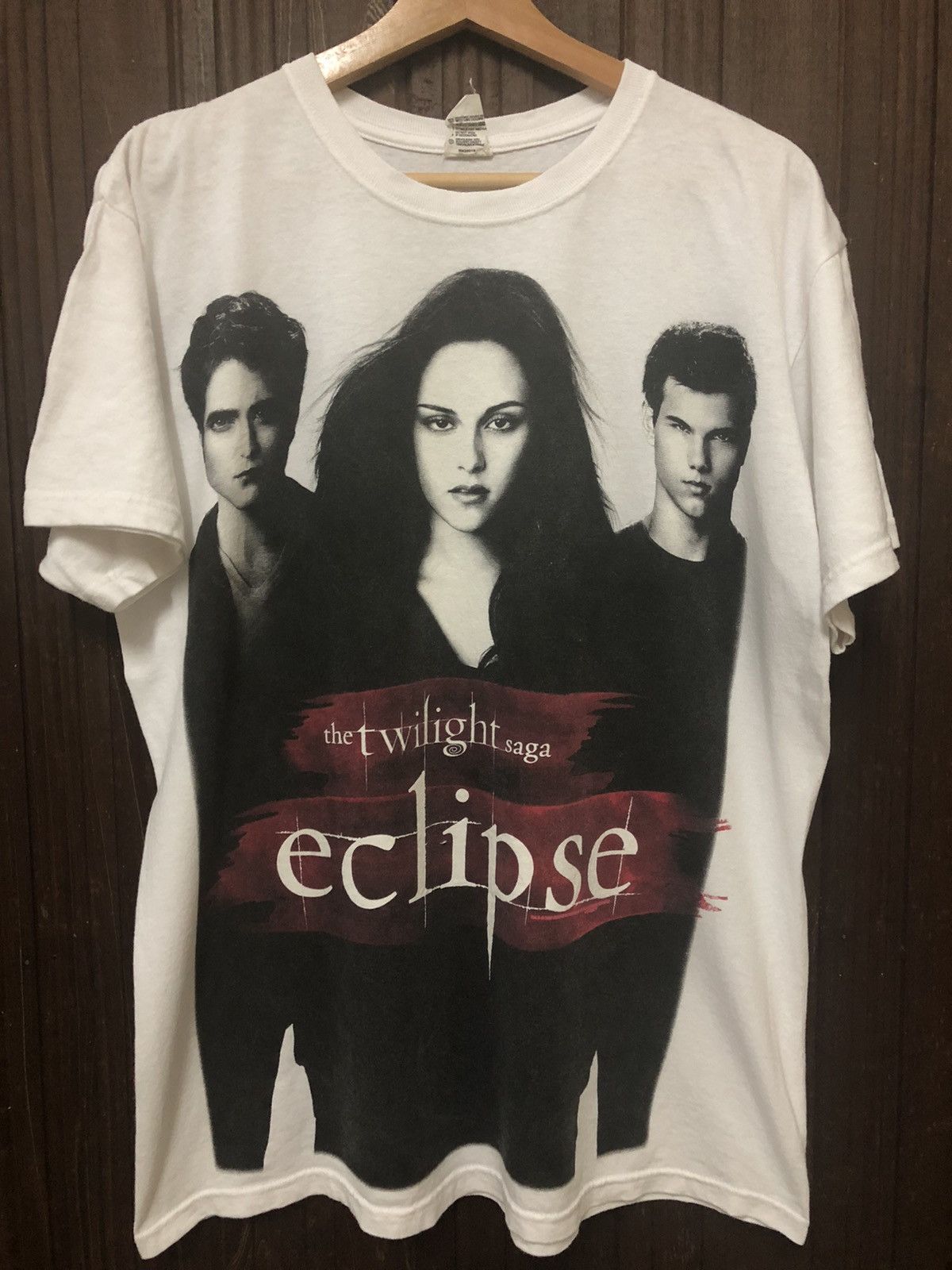 Vintage The Twilight Saga Eclipse Fantasy Film Overprint T Shirt Hoodie, Sweatshirt | PodTeesHub.com