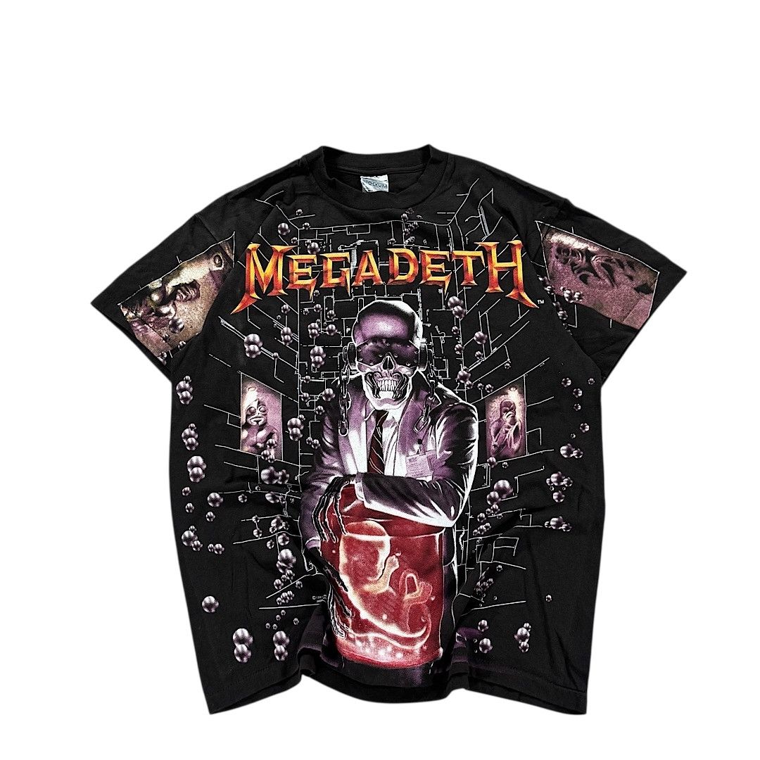 Vintage 1991 Megadeth Hangar 18 T Shirt Hoodie, Sweatshirt | PodTeesHub.com
