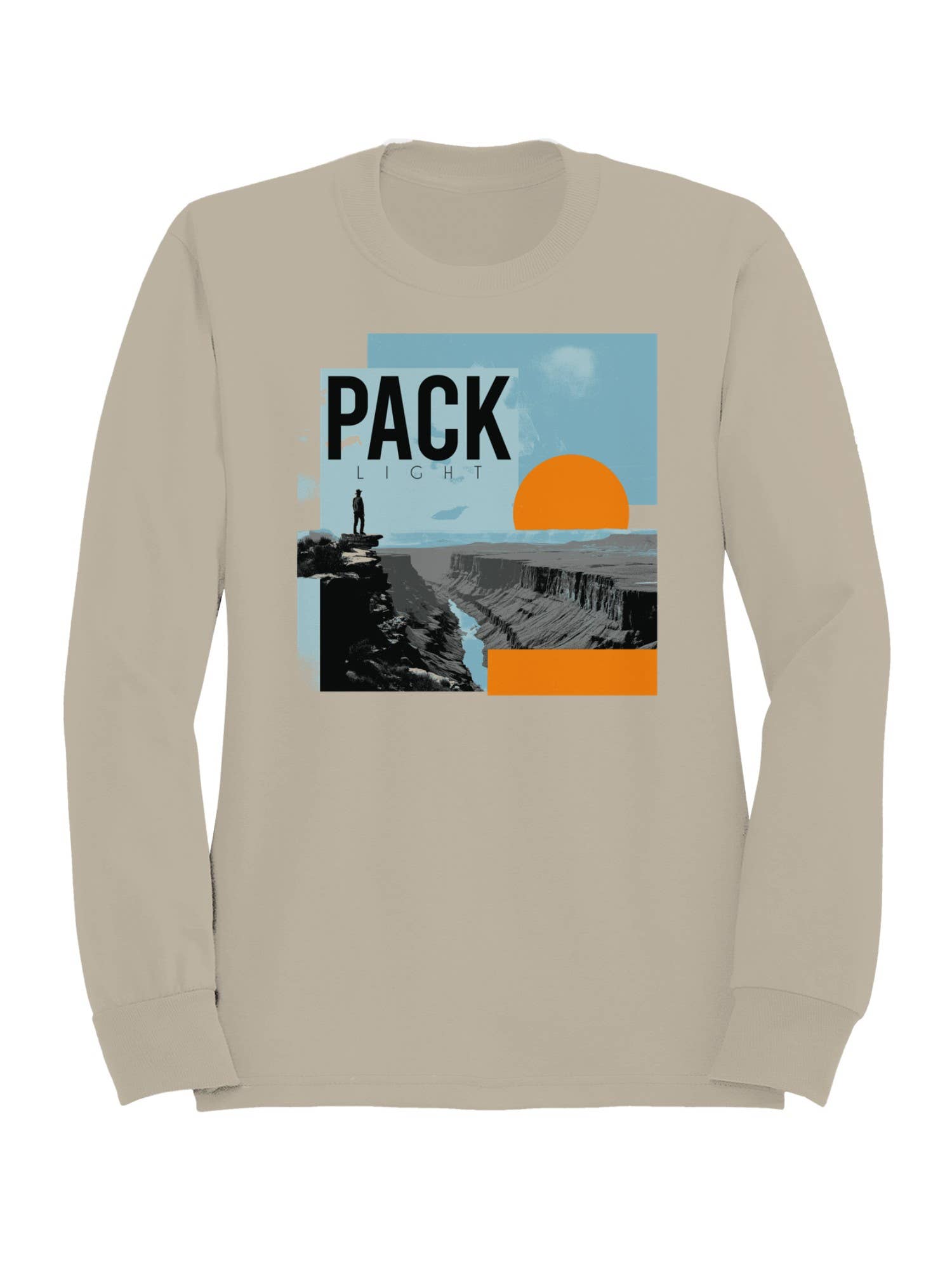 Adventure Awaits: Pack Light Men's Sweatshirt T-Shirts, Hoodie | PodTeesHub.com