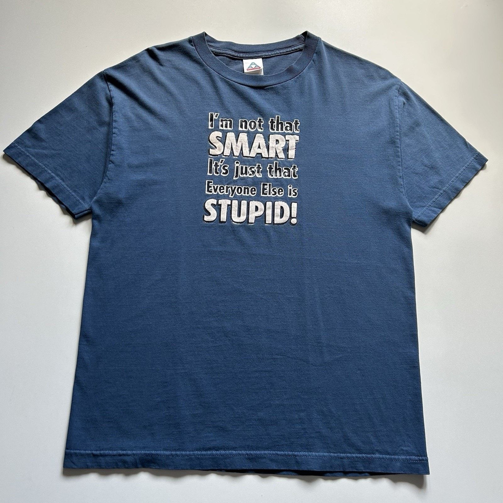 Vintage Y2k Funny Large Not Smart Everyone Is Stupid T-Shirts, Hoodie, Sweatshirt
