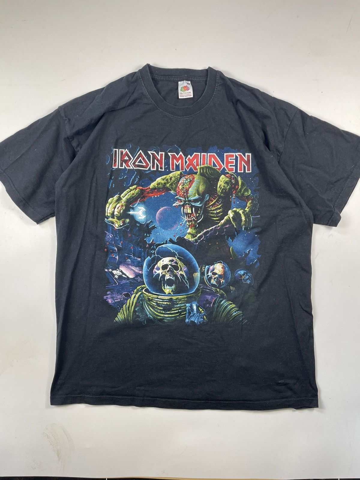 Iron Maiden X Vintage Iron Maiden Final Fontier Germany Vintage Retro Y2k Boxy Tee Hoodie, Sweatshirt | PodTeesHub.com