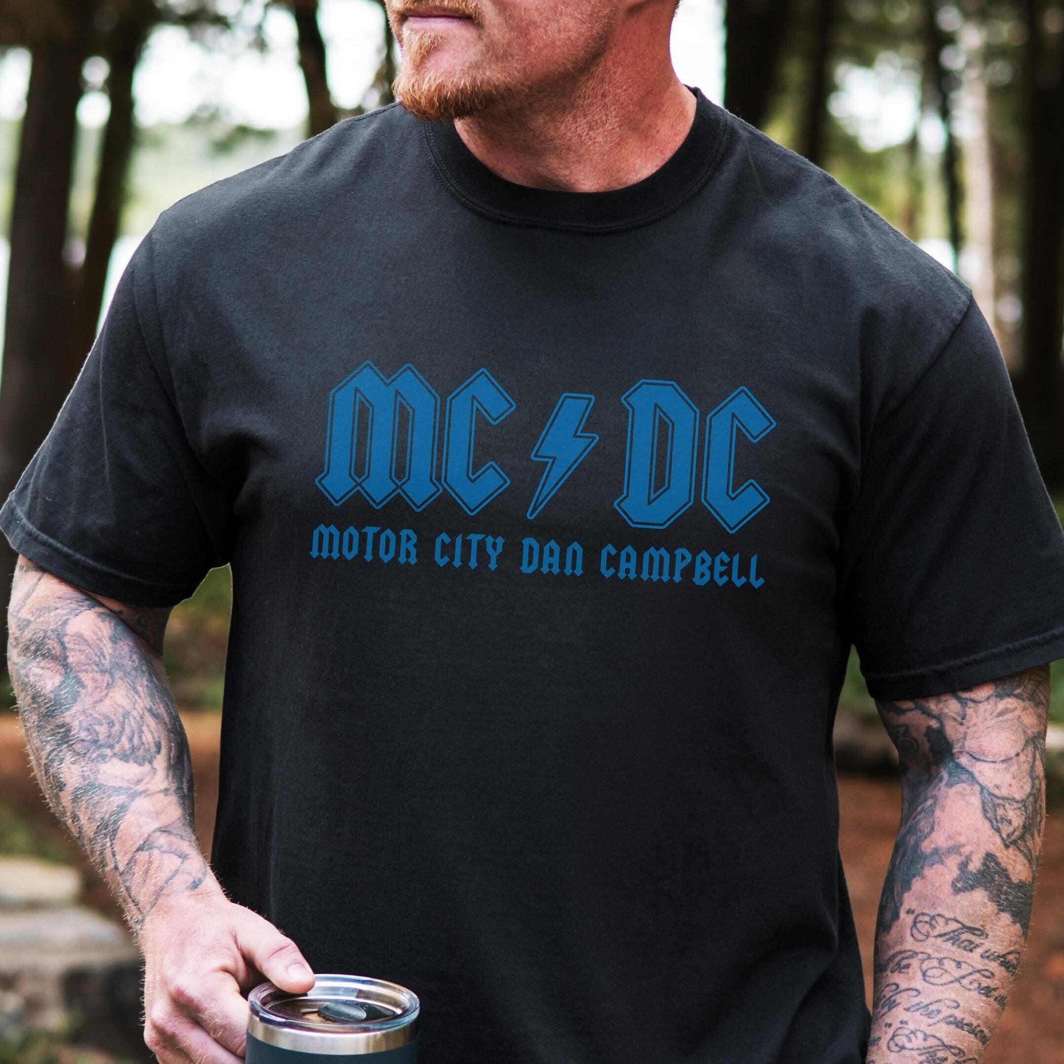 Comfort Colors Detroit Lions Mcdc Dan Campbell T-Shirt Hoodie, Sweatshirt | PodTeesHub.com