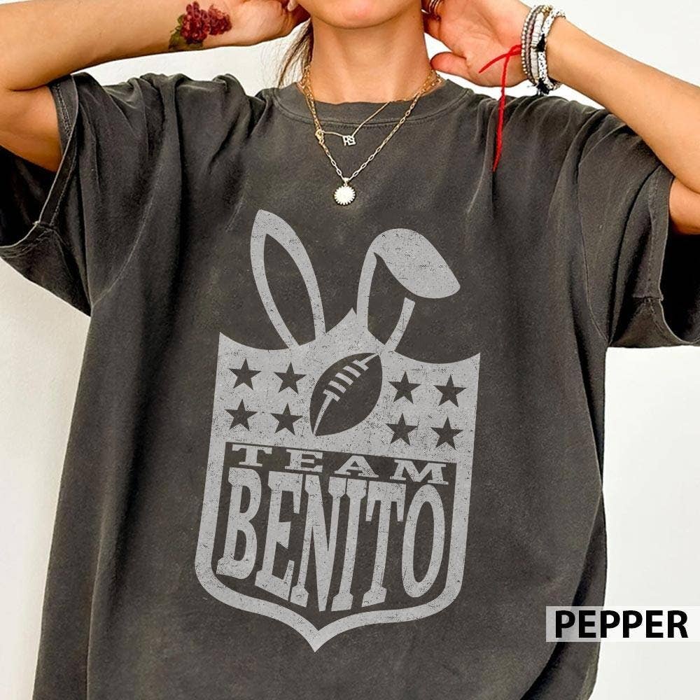 Team Benito Football Vintage Comfort Tee Hoodie, Sweatshirt | PodTeesHub.com