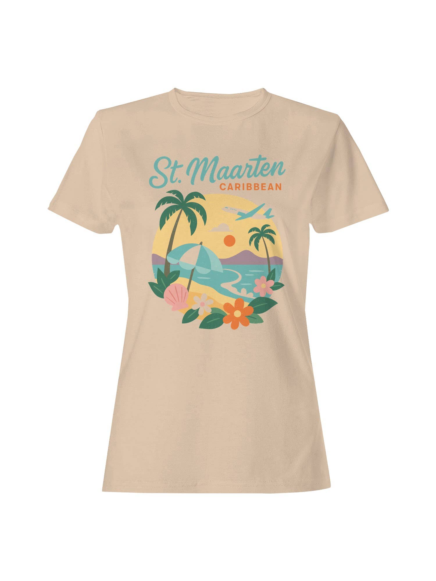 St. Maarten Caribbean Sunset Vibes Women's T-Shirt Hoodie, Sweatshirt | PodTeesHub.com