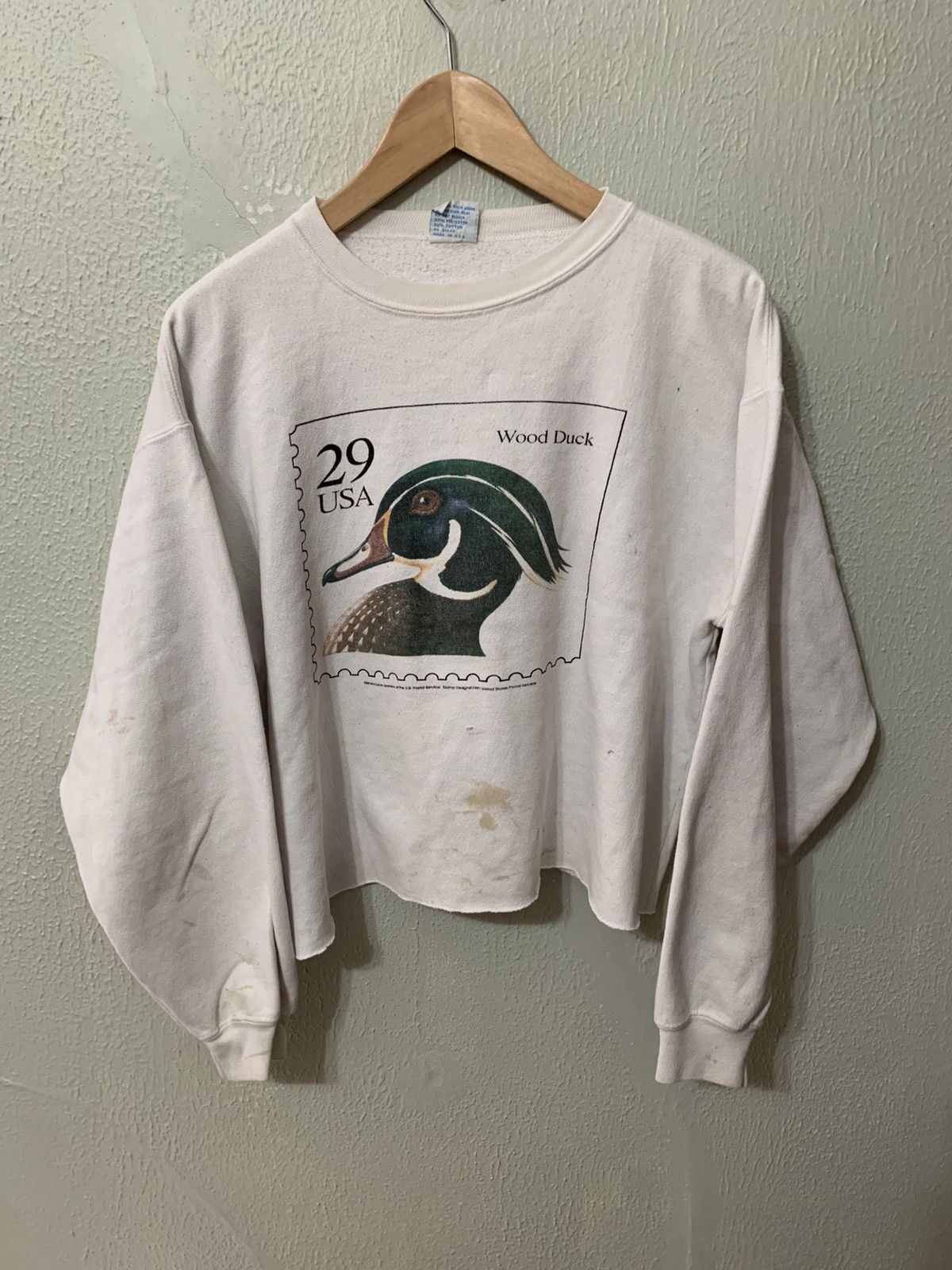 Vintage Crewneck Vintage Crewneck Wood Duck Cropped Crewneck T-Shirts, Hoodie, Sweatshirt | PodTeesHub.com